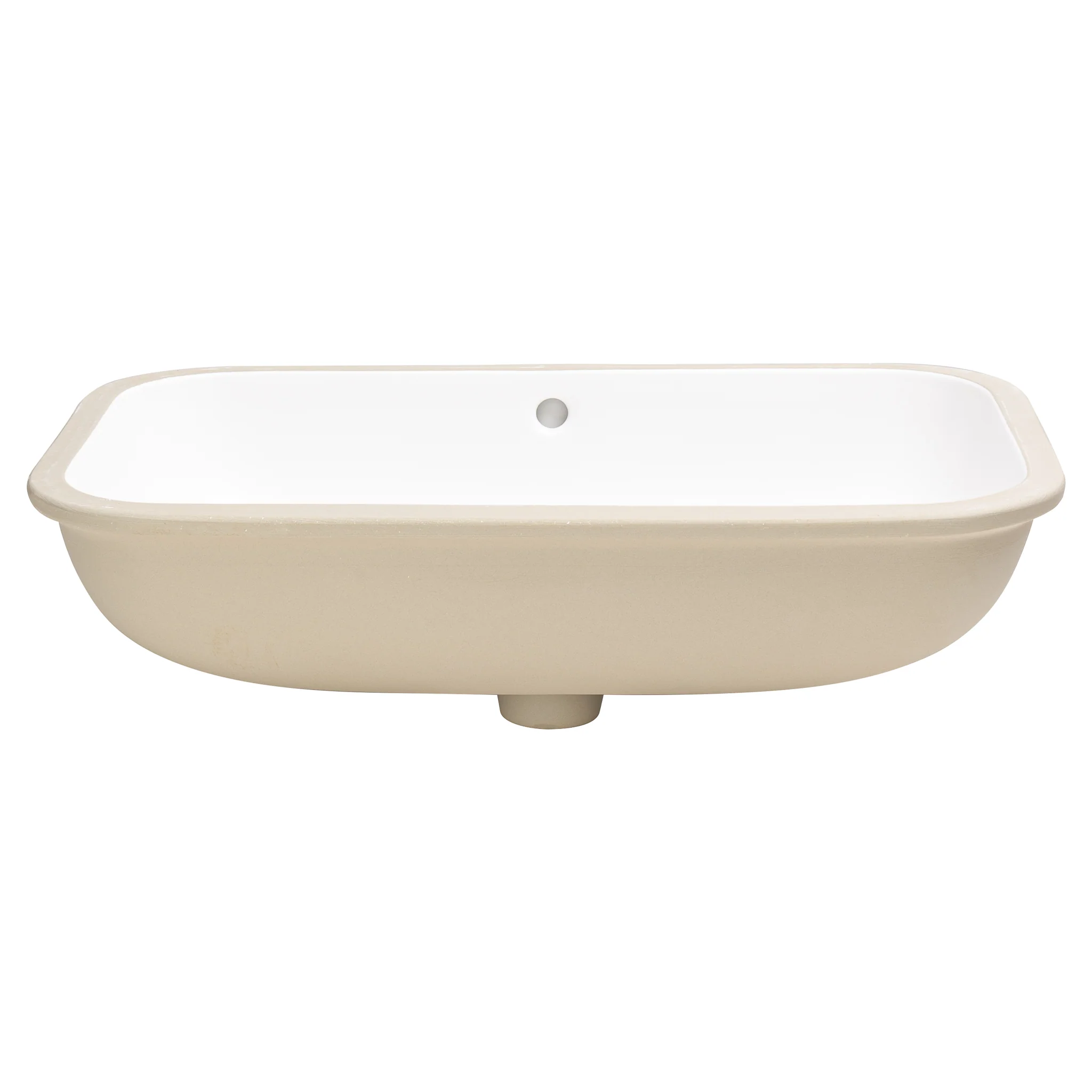 Retti Rectangular 695mm x 420mm Under-Counter Basin with Overflow, Matte White - Image 7