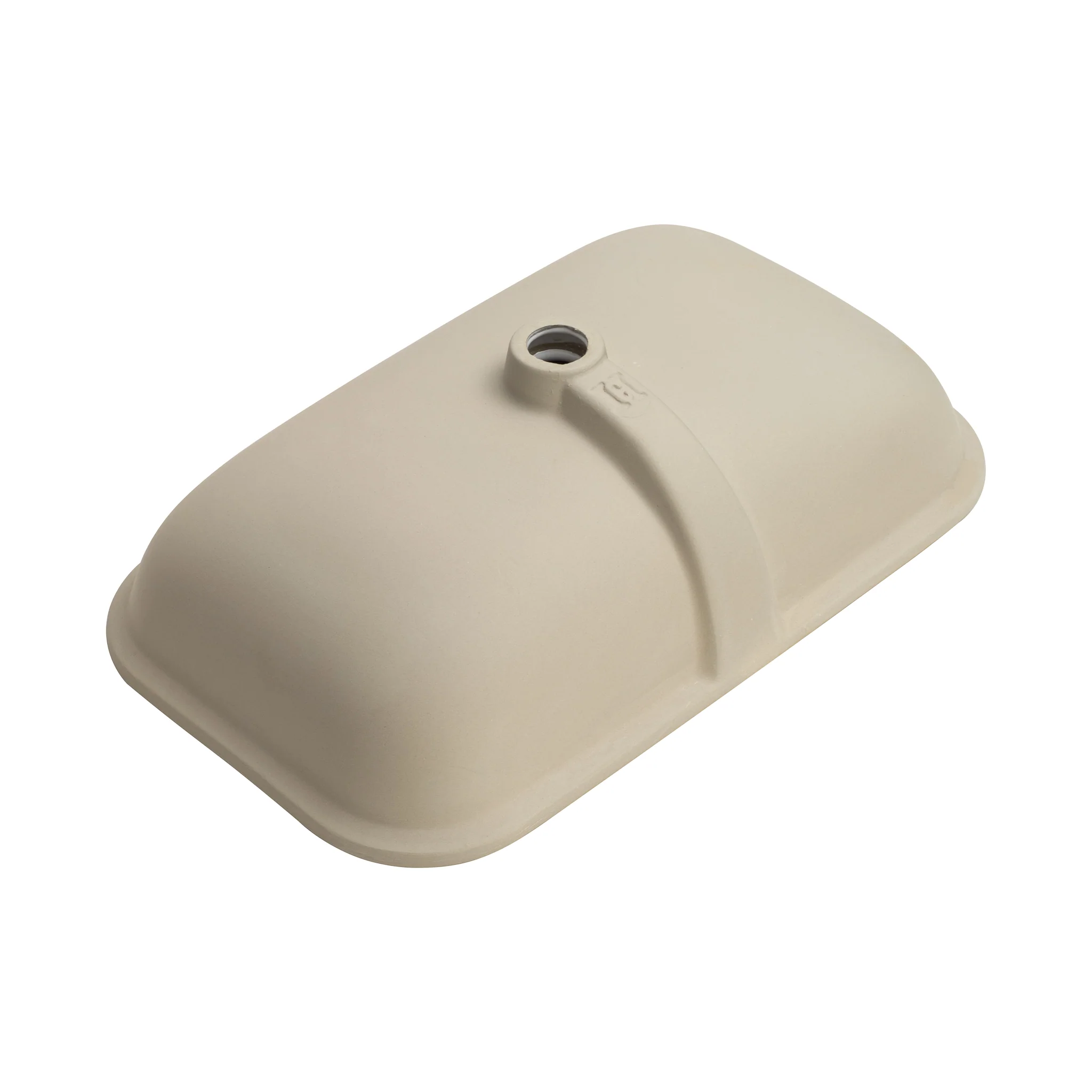 Retti Rectangular 695mm x 420mm Under-Counter Basin with Overflow, Matte White - Image 8
