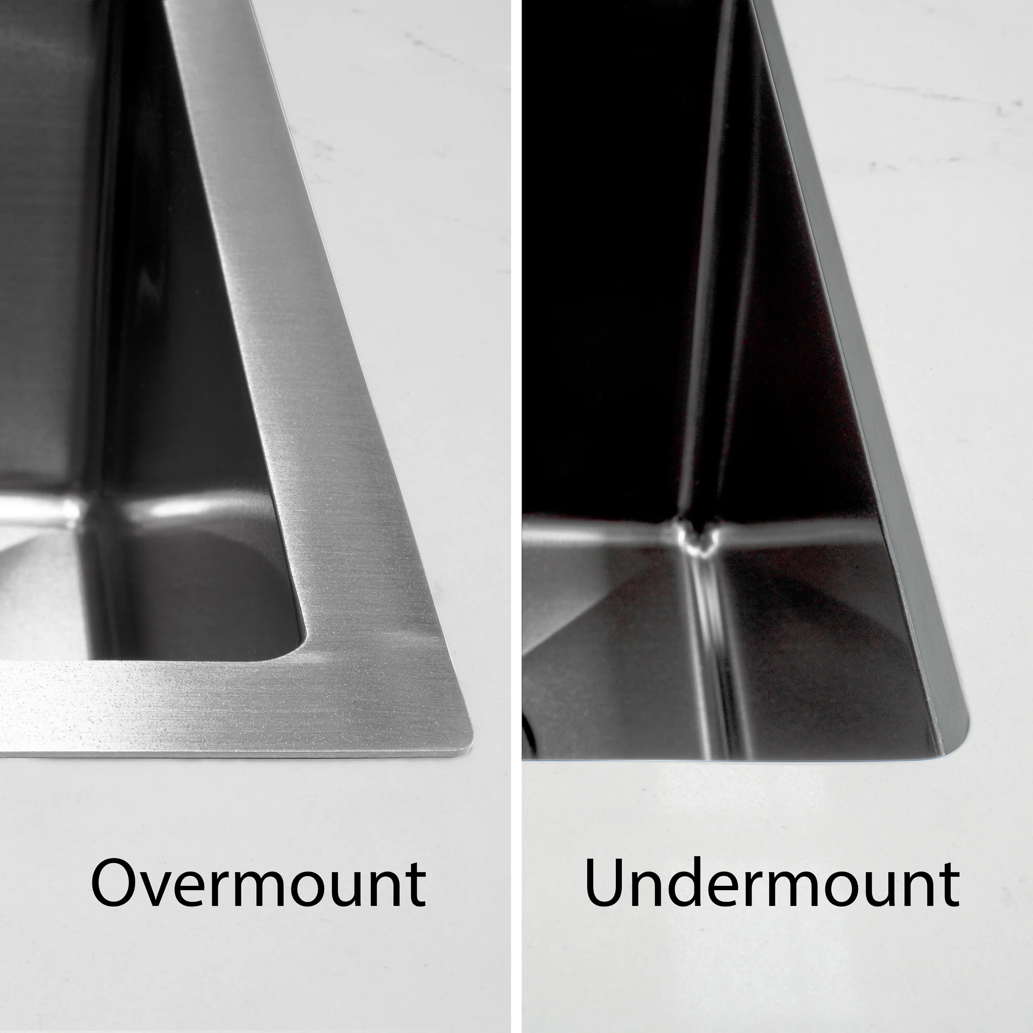 Retto 770mm x 450mm x 230mm Stainless Steel Double Sink | Brushed Nickel | - Image 4