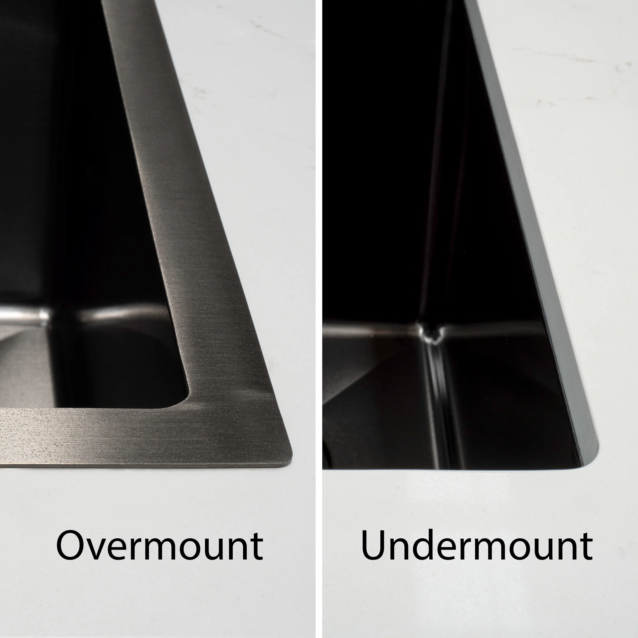 Retto II 290mm x 440mm x 230mm Small Stainless Steel Sink, Brushed Gunmetal Black - Image 8
