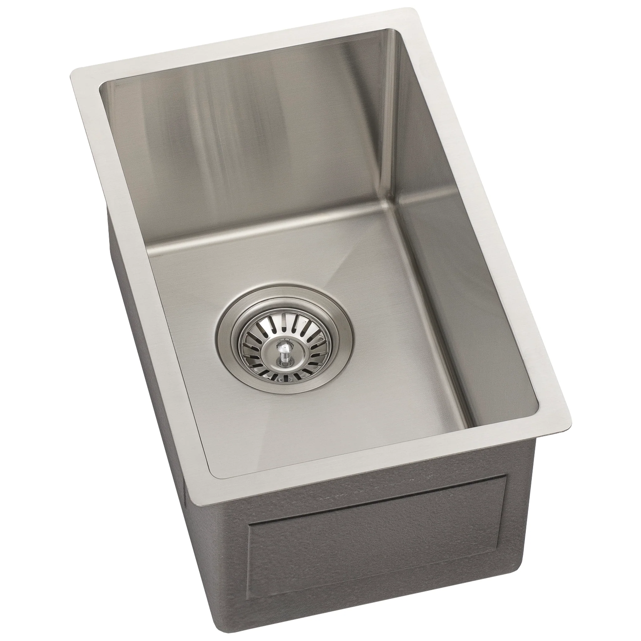 Retto II 290mm x 440mm x 230mm Small Stainless Steel Sink, Brushed SS Nickel - Image 4