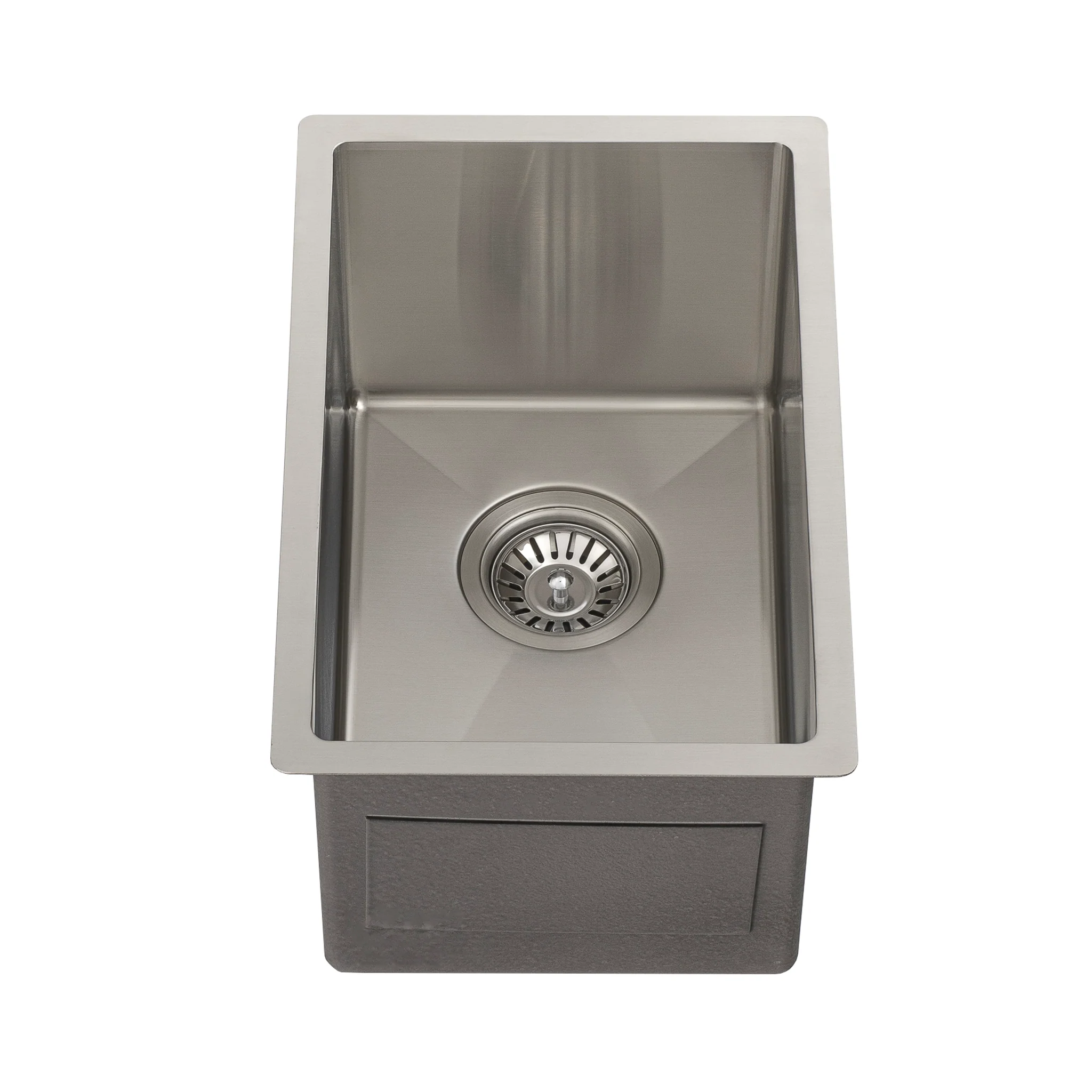 Retto II 290mm x 440mm x 230mm Small Stainless Steel Sink, Brushed SS Nickel - Image 5
