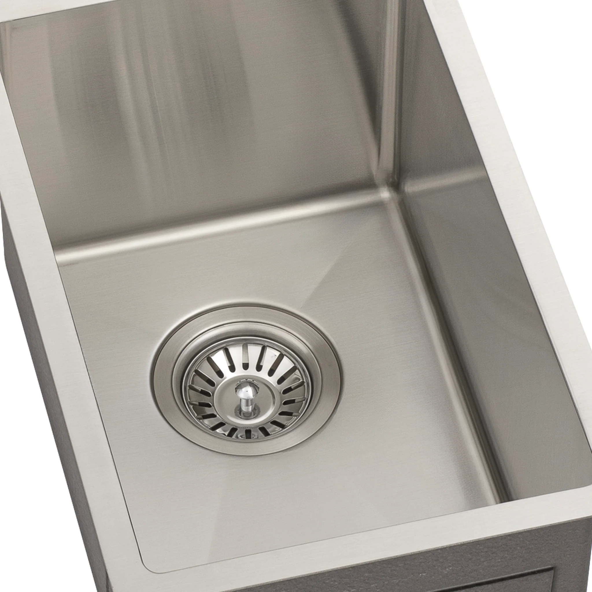 Retto II 290mm x 440mm x 230mm Small Stainless Steel Sink, Brushed SS Nickel - Image 6