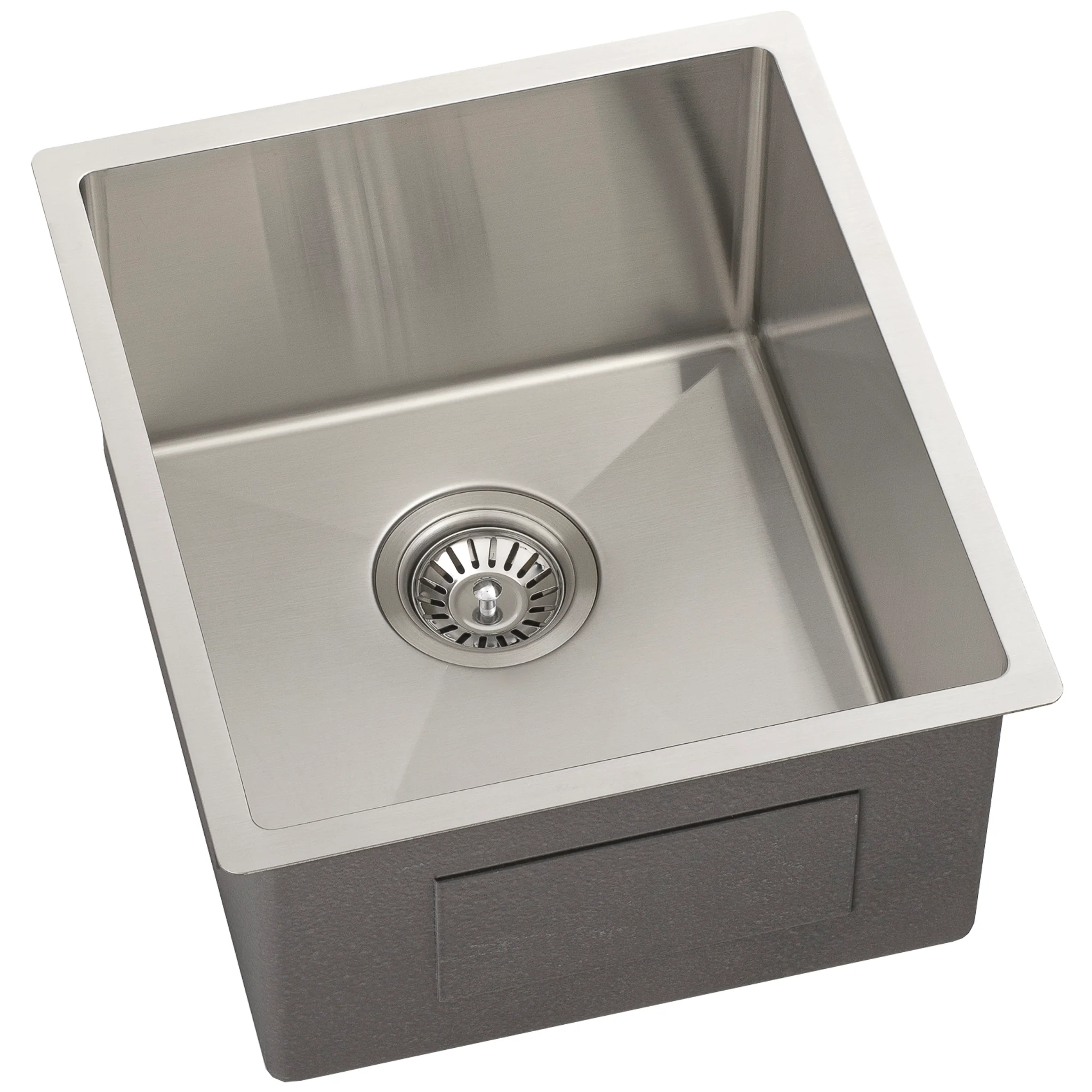 Retto II 390mm x 440mm x 230mm Stainless Steel Sink, Brushed SS Nickel - Image 4