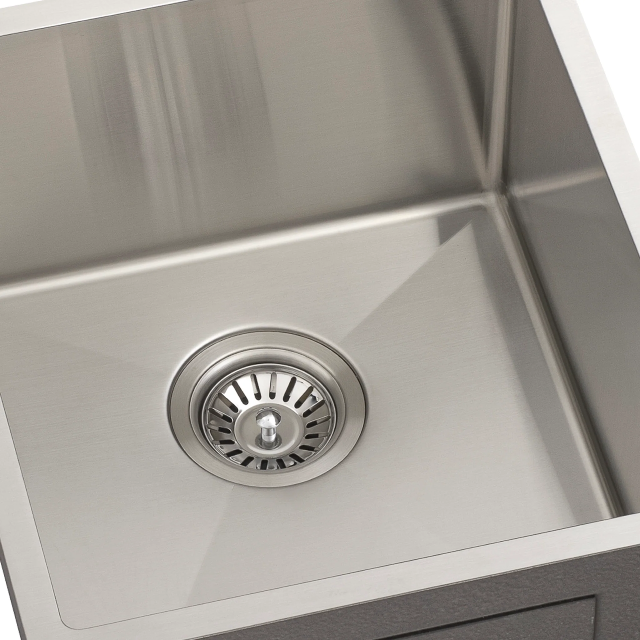 Retto II 390mm x 440mm x 230mm Stainless Steel Sink, Brushed SS Nickel - Image 6
