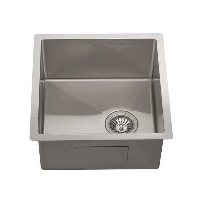 Retto II 450mm x 450mm x 230mm Stainless Steel Sink, Brushed SS Nickel - Image 3