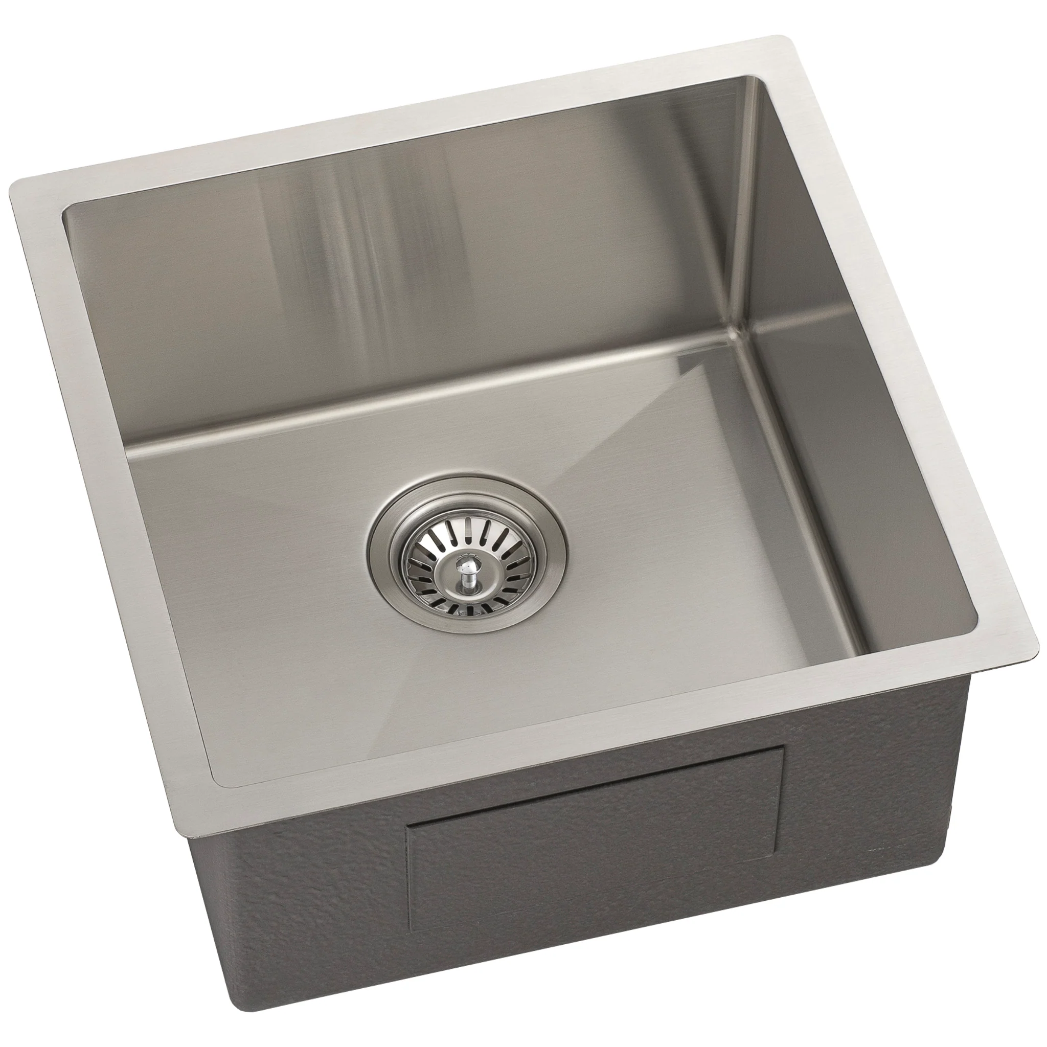 Retto II 450mm x 450mm x 230mm Stainless Steel Sink, Brushed SS Nickel - Image 4