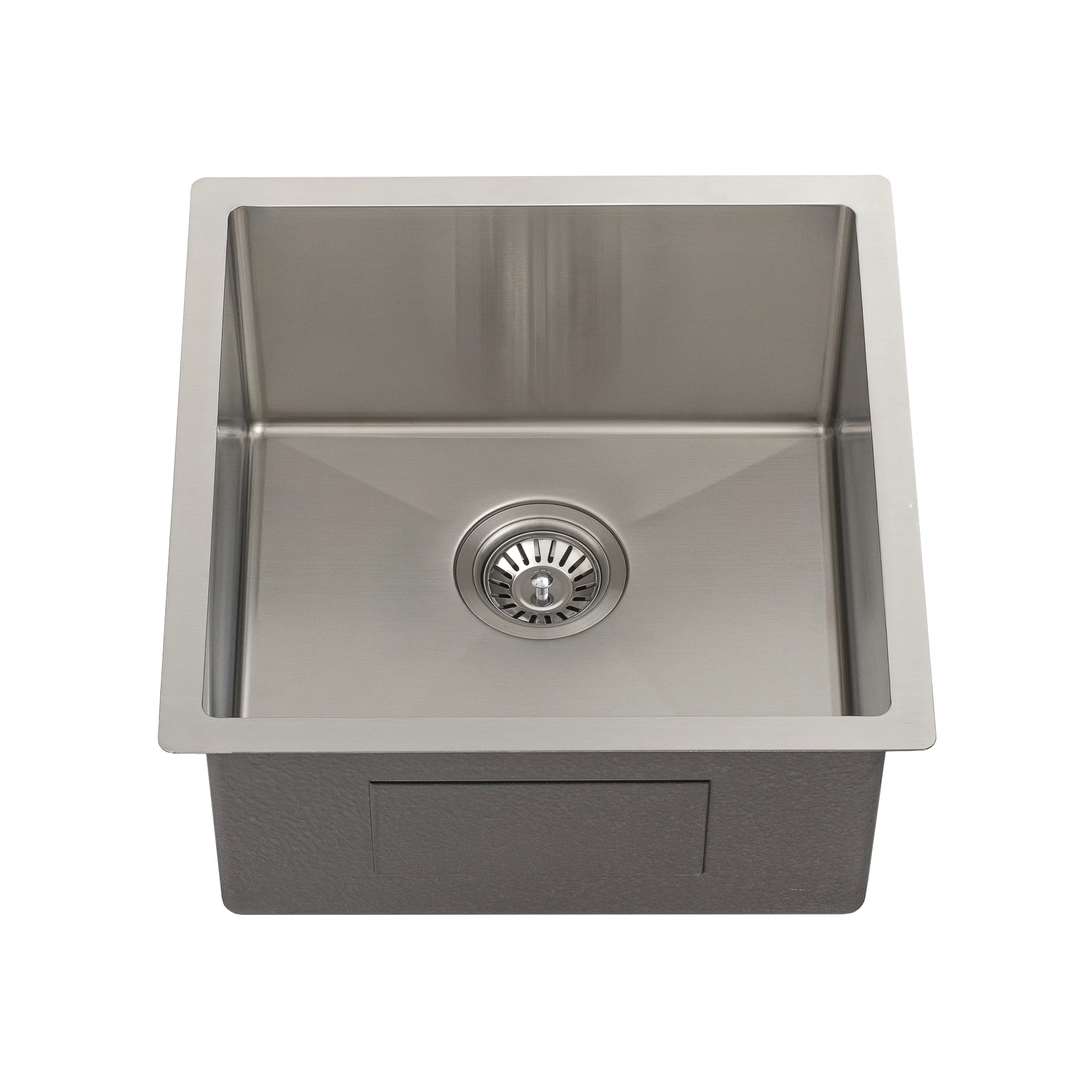 Retto II 450mm x 450mm x 230mm Stainless Steel Sink, Brushed SS Nickel - Image 5