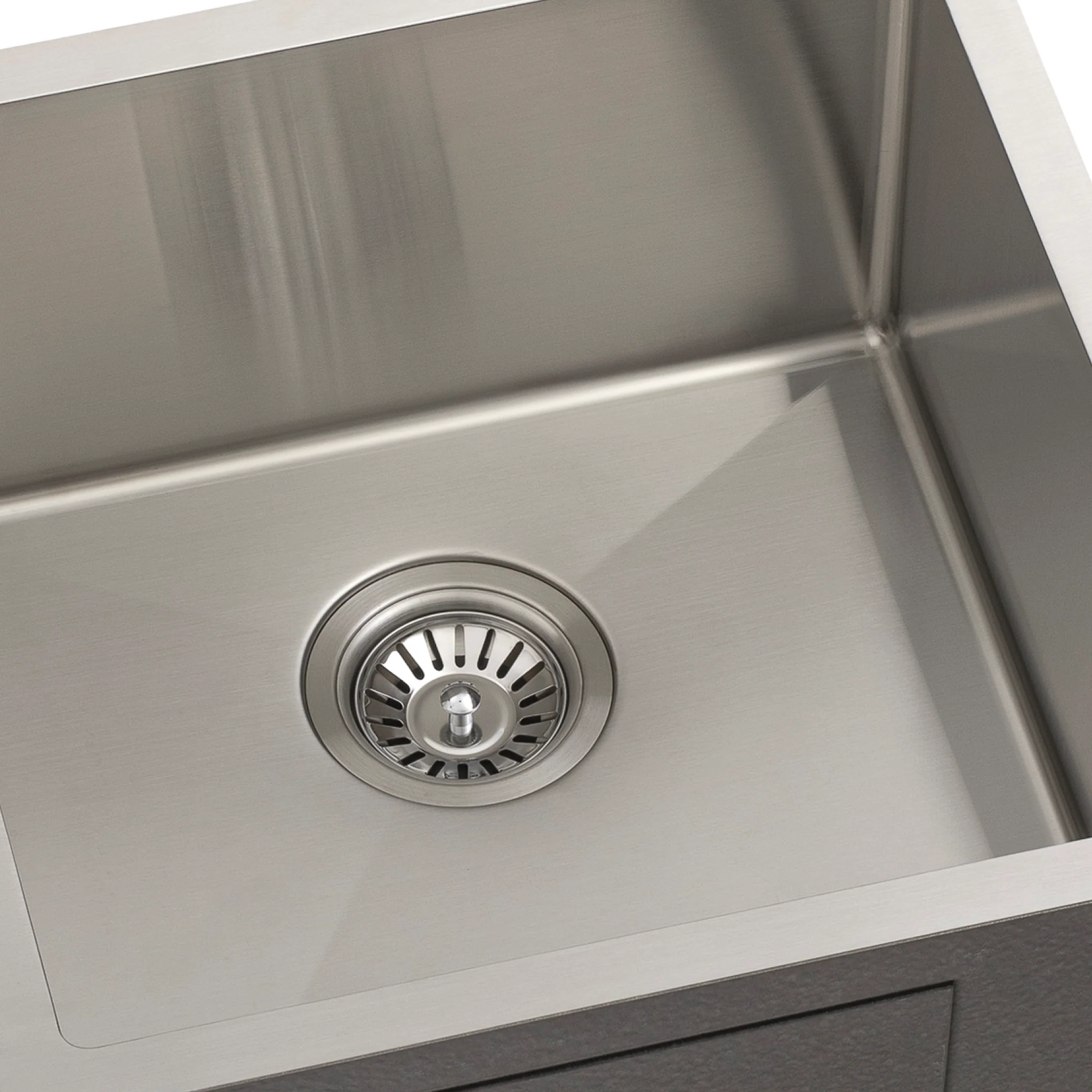 Retto II 450mm x 450mm x 230mm Stainless Steel Sink, Brushed SS Nickel - Image 6