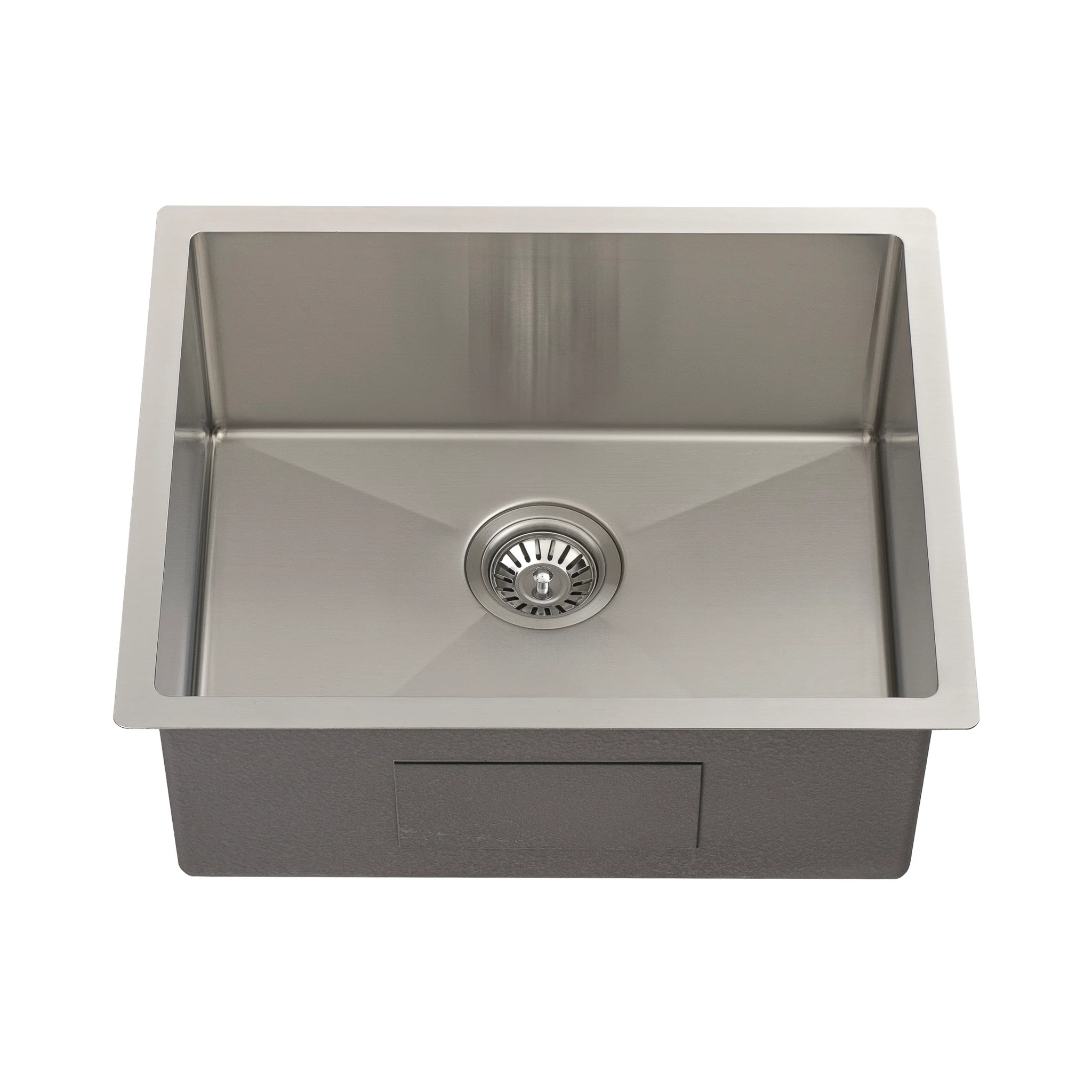 Retto II 550mm x 450mm x 230mm Stainless Steel Sink, Brushed SS Nickel - Image 5