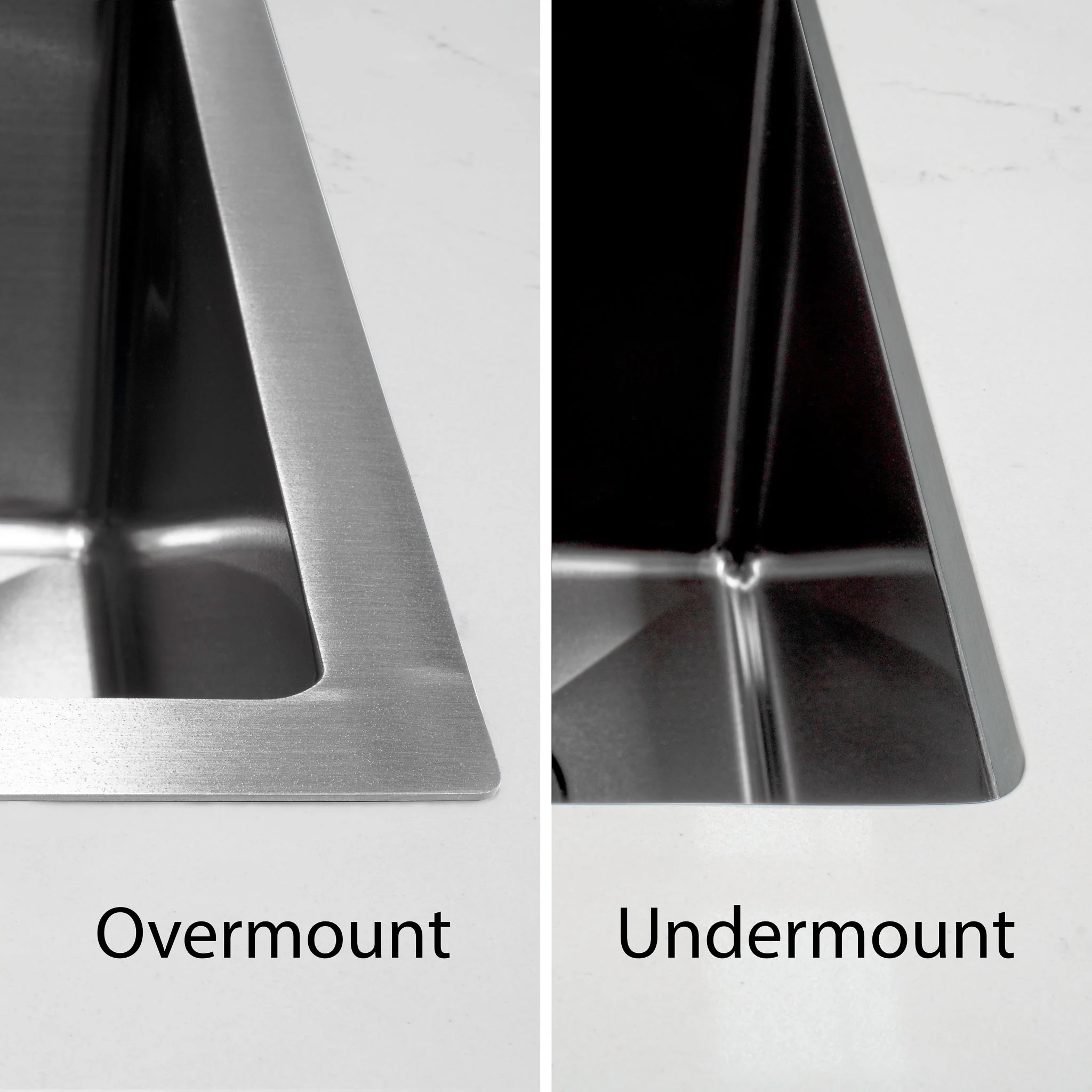 Retto II 550mm x 450mm x 230mm Stainless Steel Sink, Brushed SS Nickel - Image 8