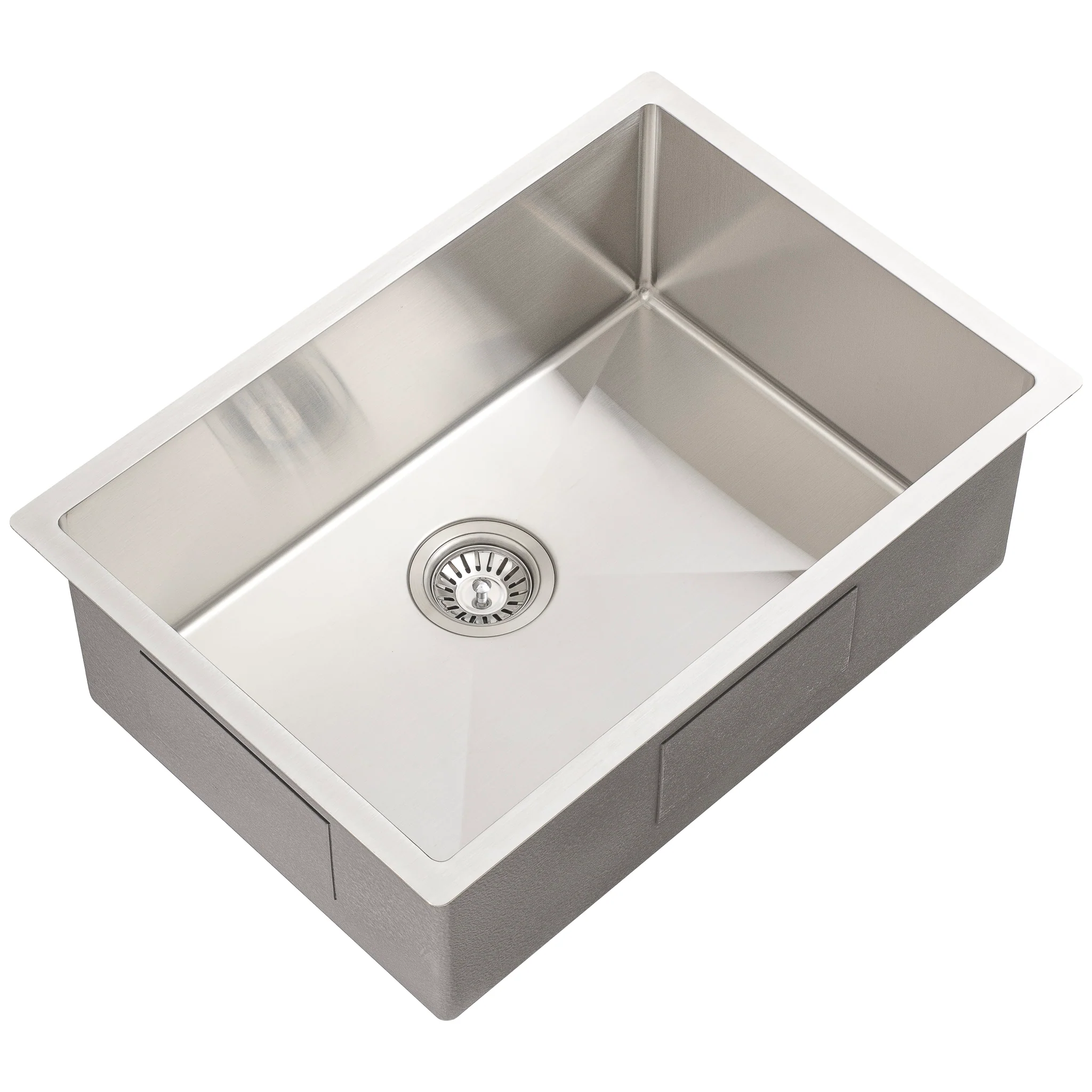 Retto II 650mm x 450mm x 230mm Stainless Steel Sink, Brushed SS Nickel - Image 4
