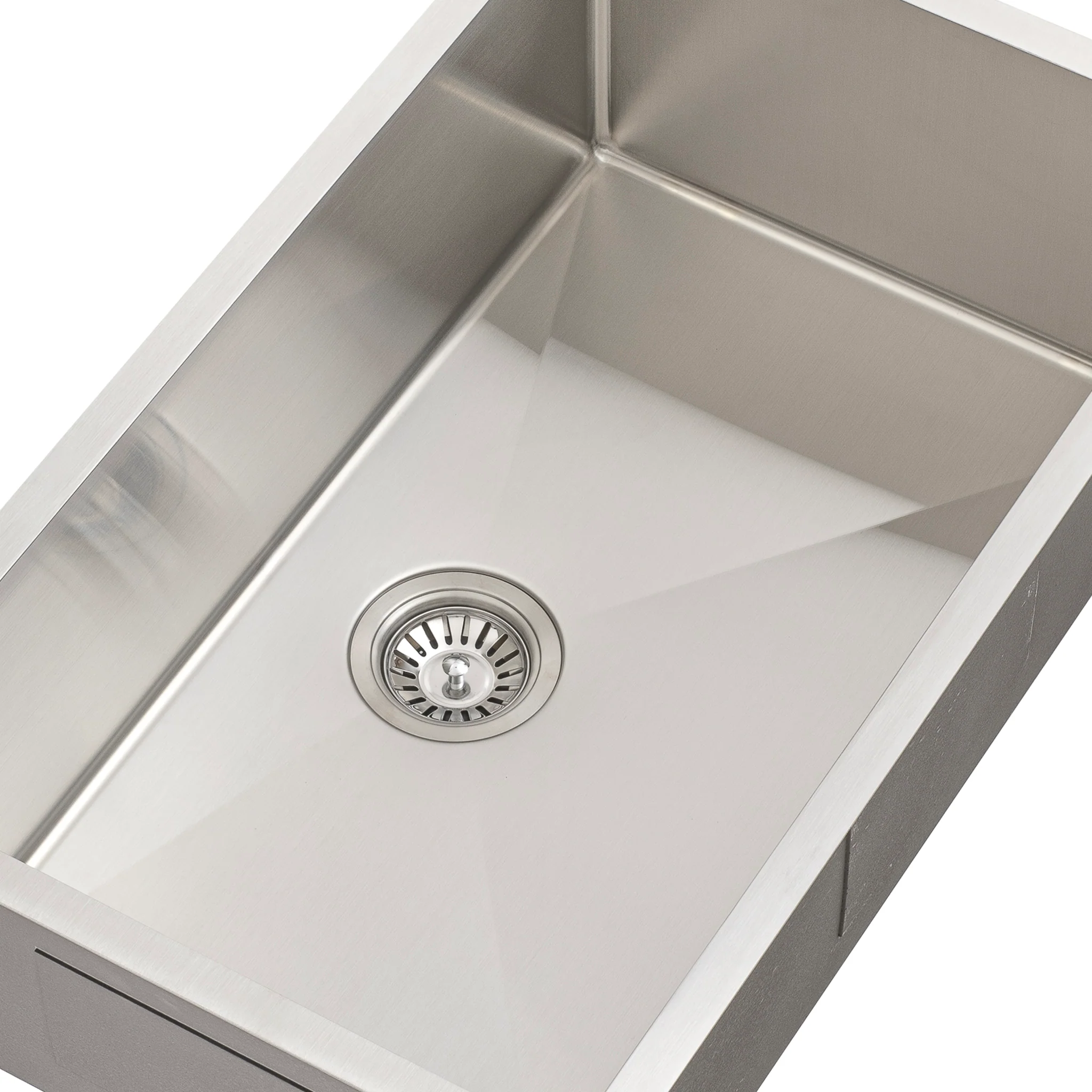 Retto II 750mm x 450mm x 230mm Stainless Steel Sink, Brushed SS Nickel - Image 6