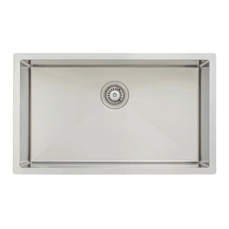 Retto II 750mm x 450mm x 230mm Stainless Steel Sink, Brushed SS Nickel - Image 7