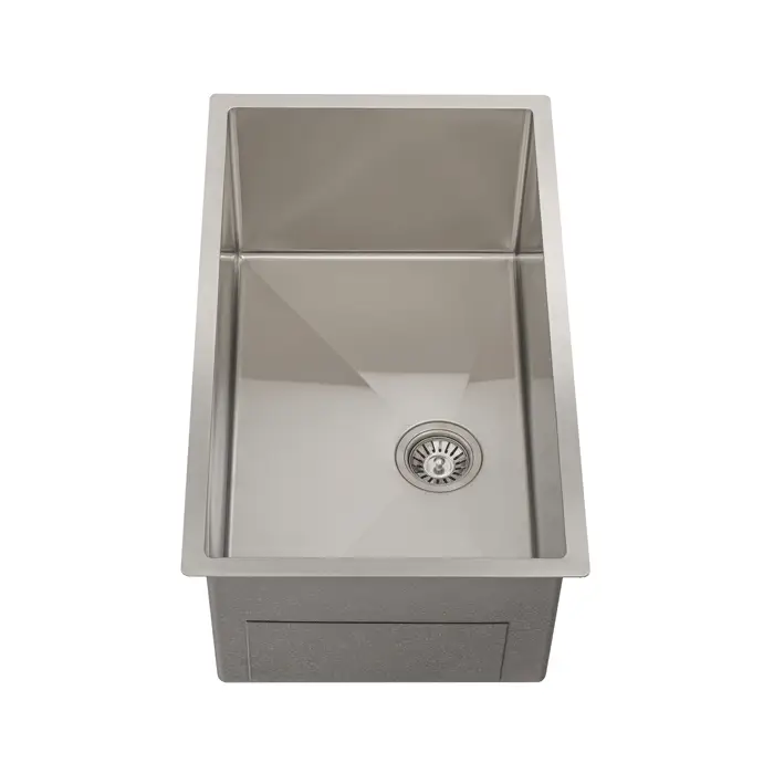 Retto II 750mm x 450mm x 300mm Extra Height Stainless Steel Sink, Brushed SS Nickel - Image 3
