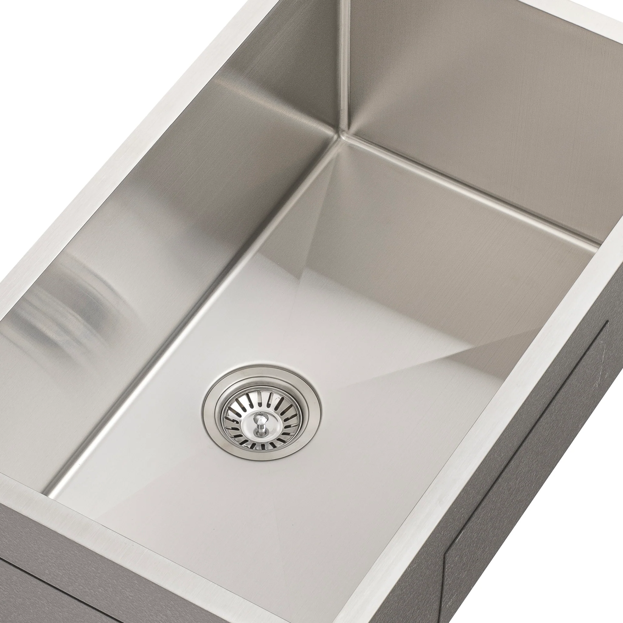 Retto II 750mm x 450mm x 300mm Extra Height Stainless Steel Sink, Brushed SS Nickel - Image 6