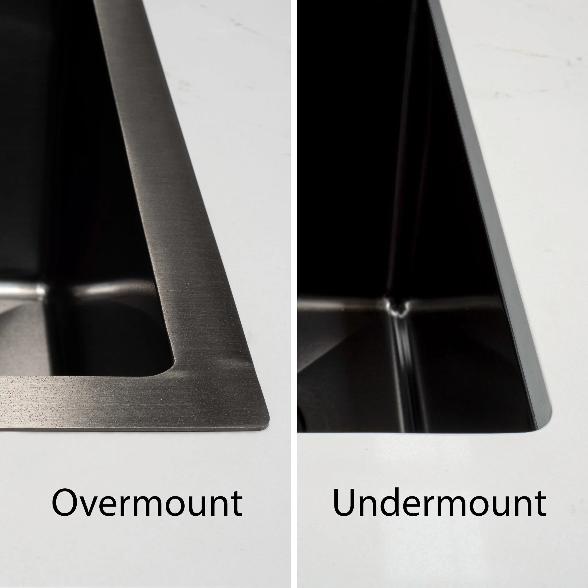 Retto II 875mm x 450mm x 230mm Stainless Steel Double Sink, Brushed Gunmetal Black - Image 8