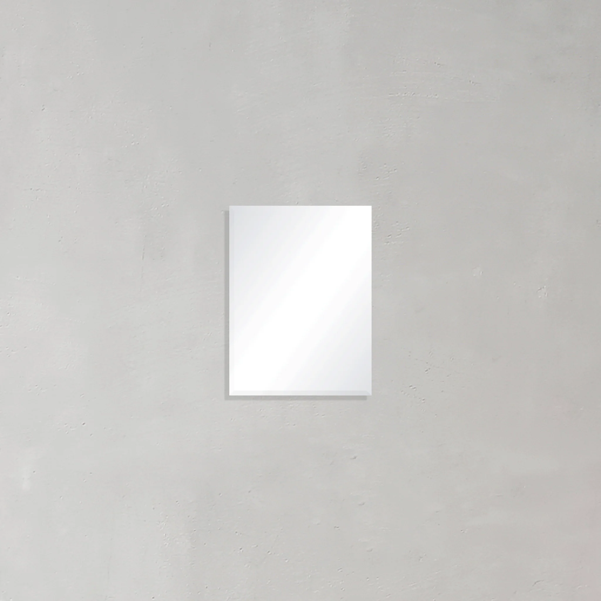 Rectangular Frameless Mirror with Bevelled Edge - Image 4