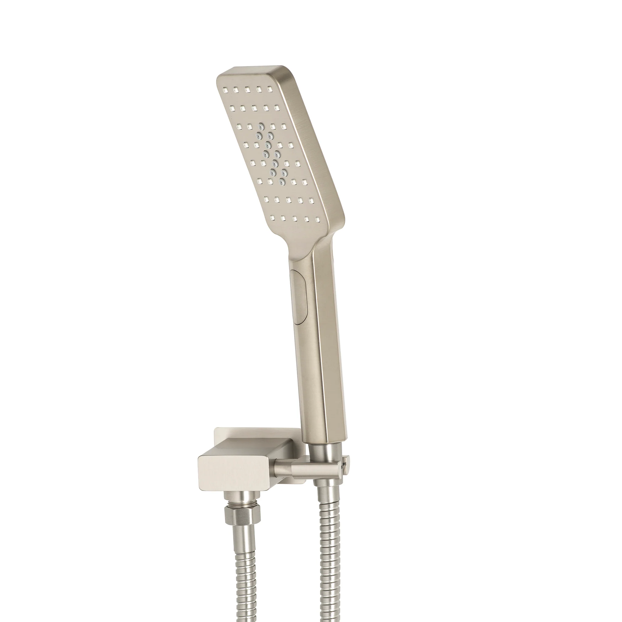 Retto Square 3-Function Hand Shower with Holder, Brushed Nickel - Image 2