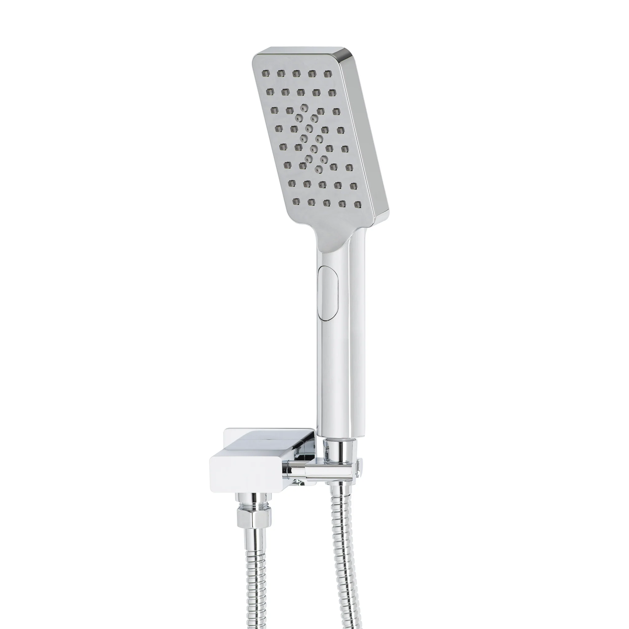 Retto Square 3-Function Hand Shower with Holder, Polished Chrome - Image 2