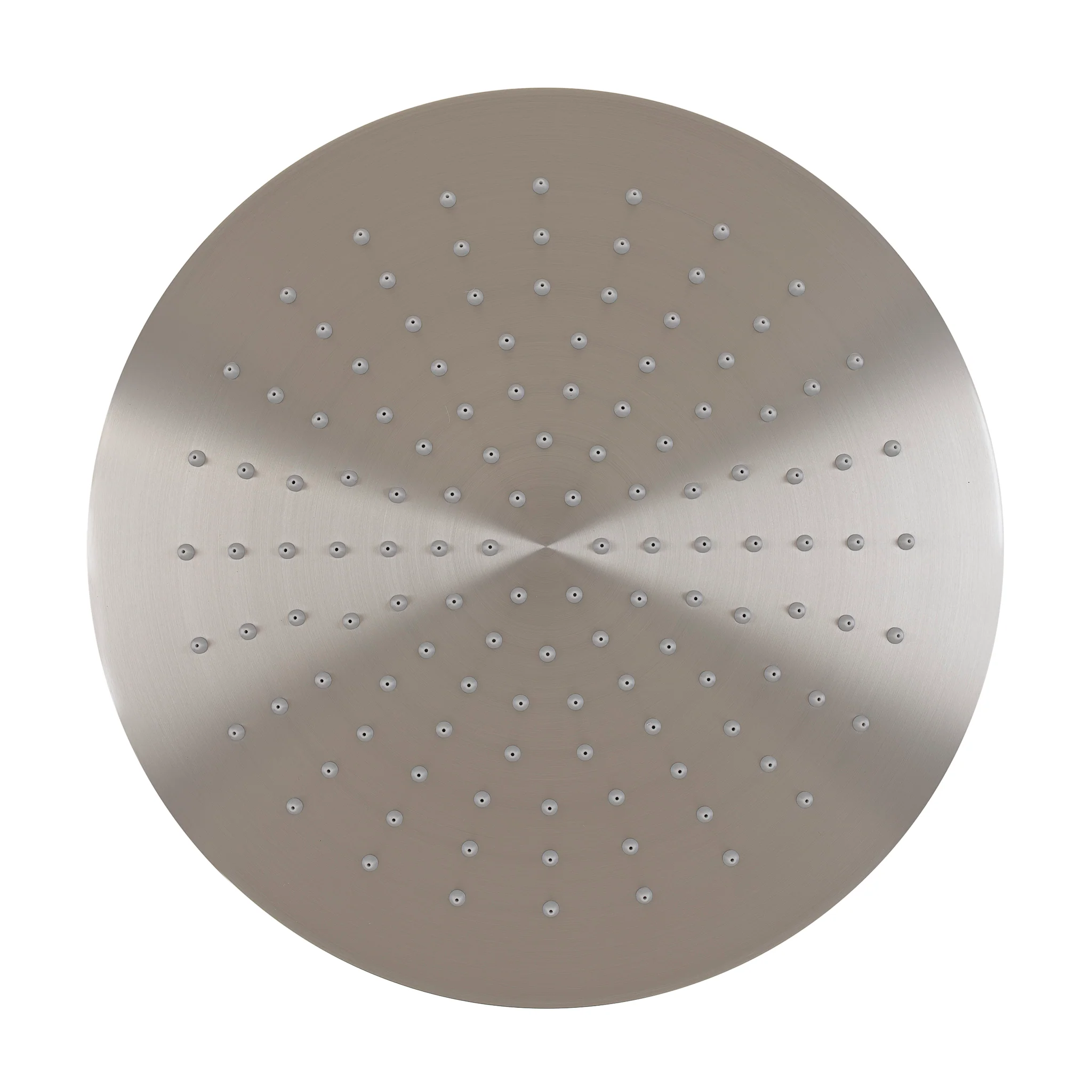 Round 300mm Stainless Steel Rain Shower Head, Brushed Nickel