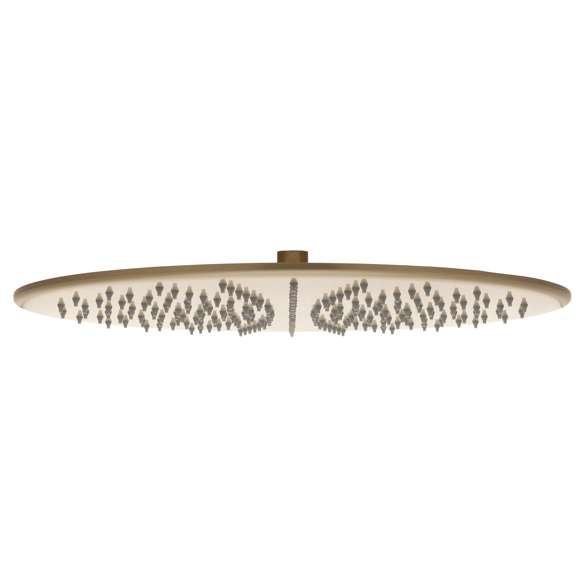 Round 400mm Stainless Steel Rain Shower Head, Brushed Brass (Gold) - Image 2
