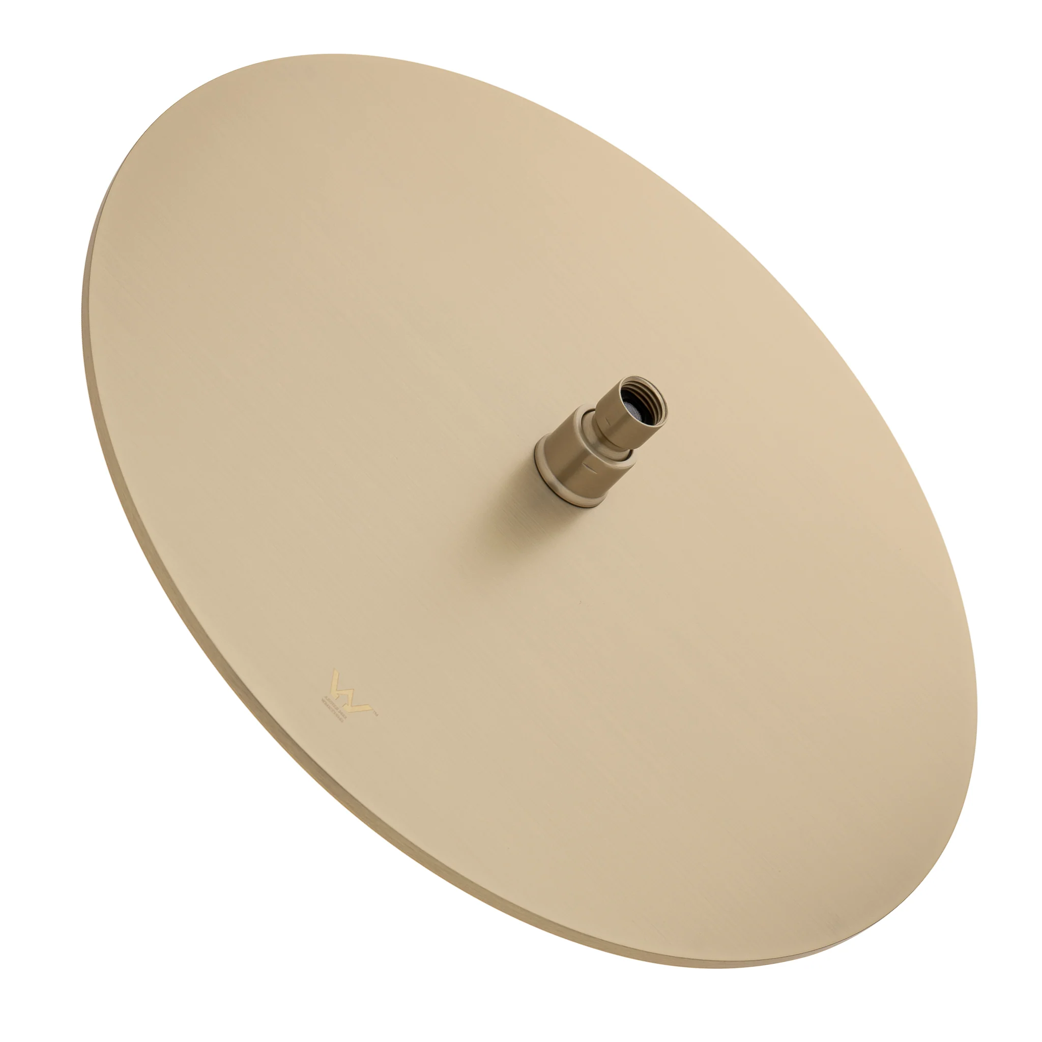 Round 400mm Stainless Steel Rain Shower Head, Brushed Brass (Gold) - Image 4