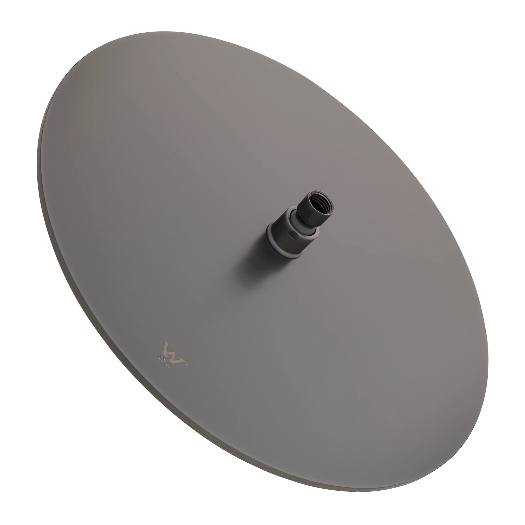 Round 400mm Stainless Steel Rain Shower Head, Brushed Gunmetal - Image 4