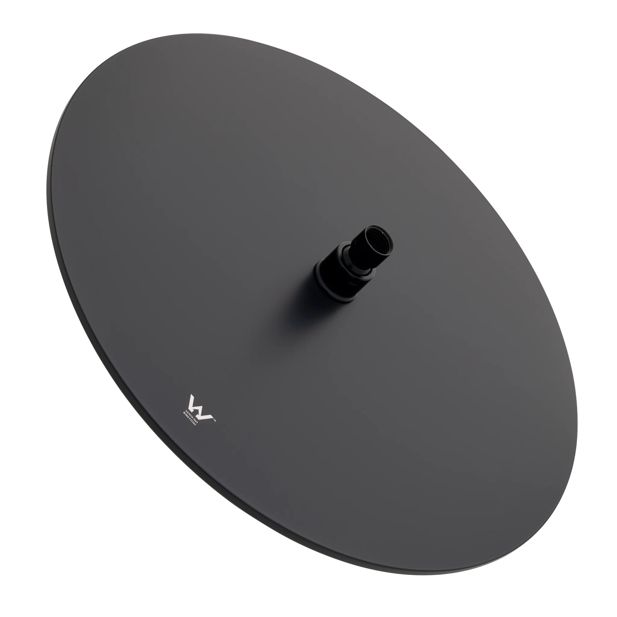 Round 400mm Stainless Steel Rain Shower Head, Matte Black - Image 4