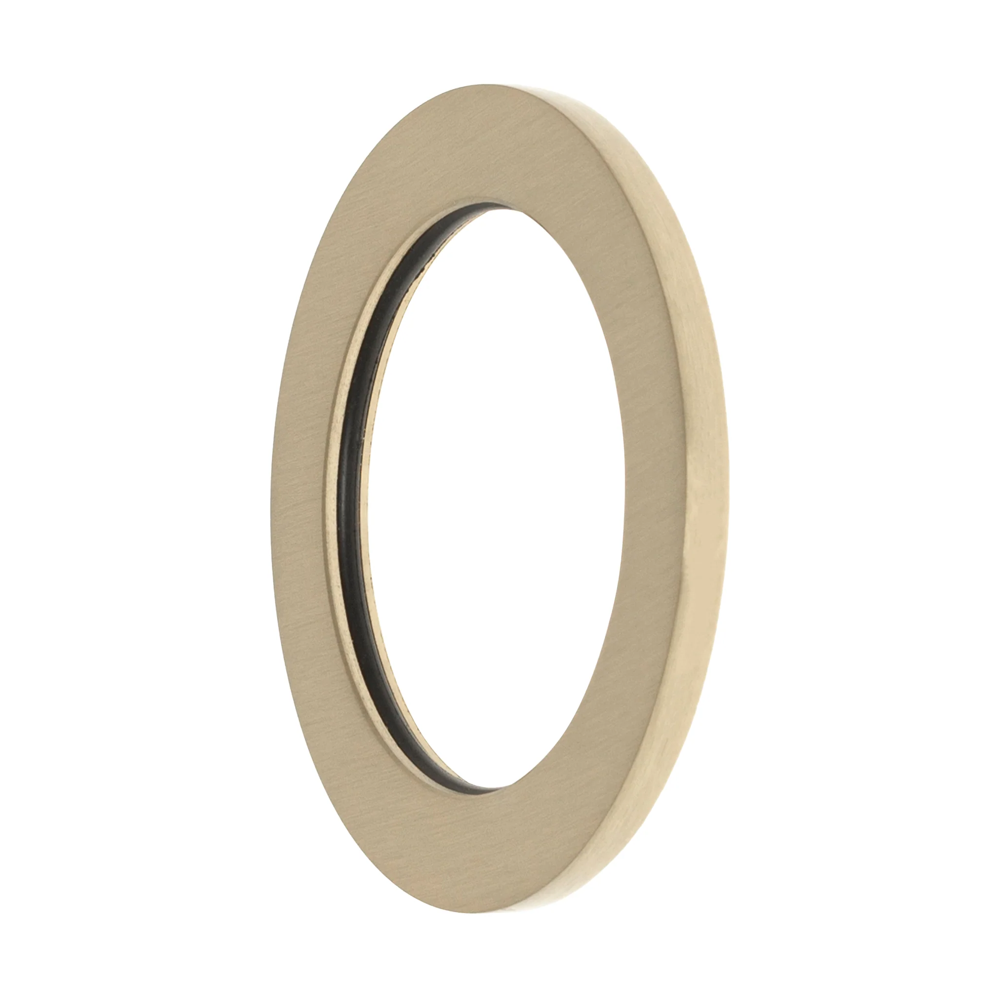 Round 60mm Plate for Kiki/Jena Wall Mixer, PVD Brushed Bass (Gold)