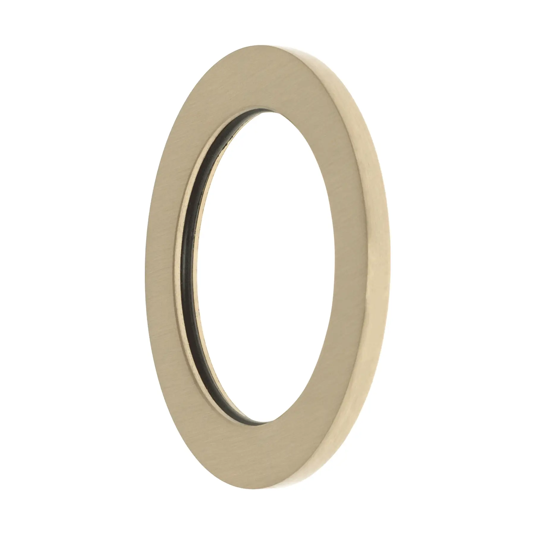 Round 60mm Plate for Kiki/Jena Wall Mixer, PVD Brushed Bass (Gold) - Image 3