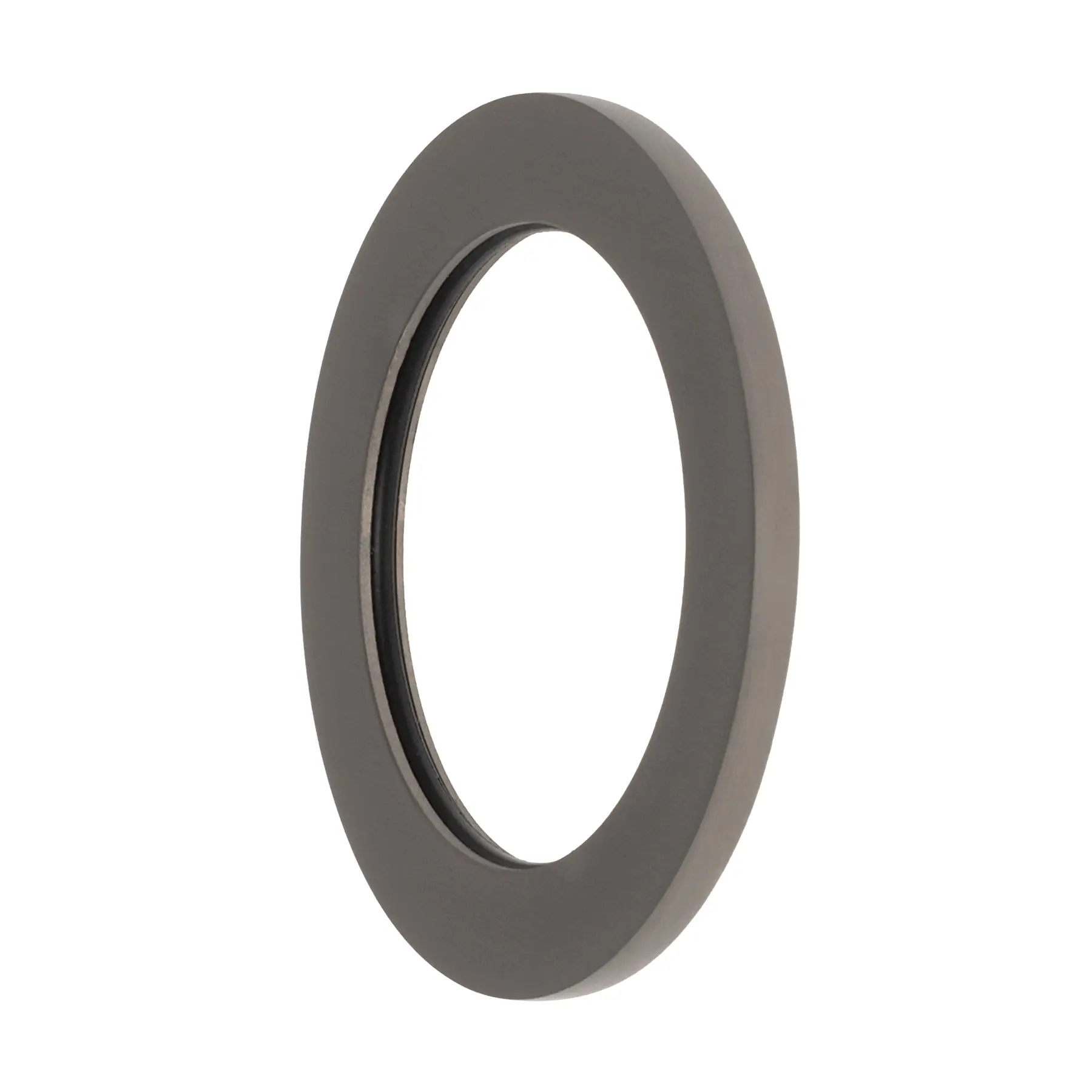 Round 60mm Plate for Kiki/Jena Wall Mixer, PVD Brushed Gunmetal - Image 3