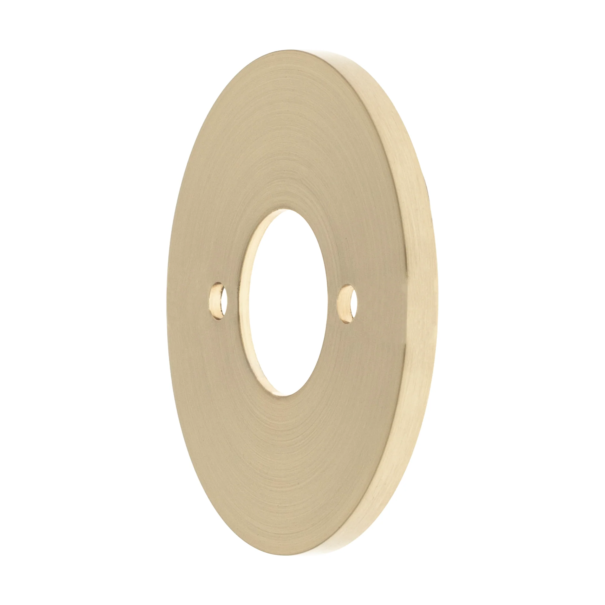 Round 60mm Plate for Kiki/Jena Wall Spout, PVD Brushed Bass (Gold)