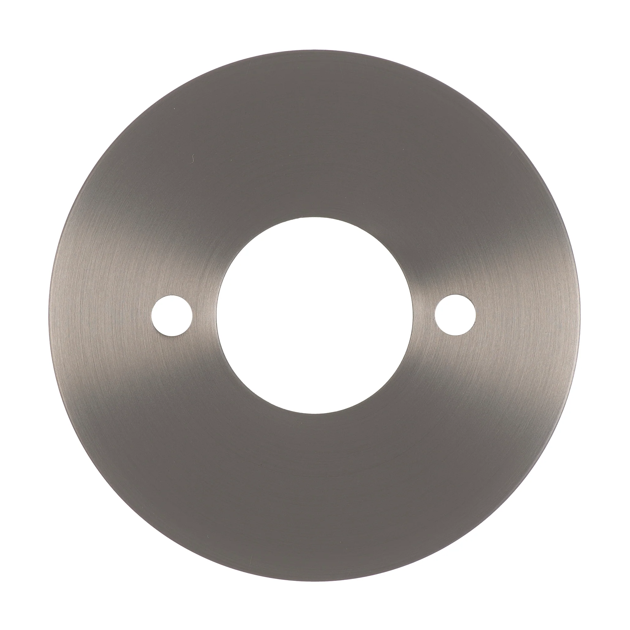 Round 60mm Plate for Kiki/Jena Wall Spout, PVD Brushed Gunmetal - Image 2