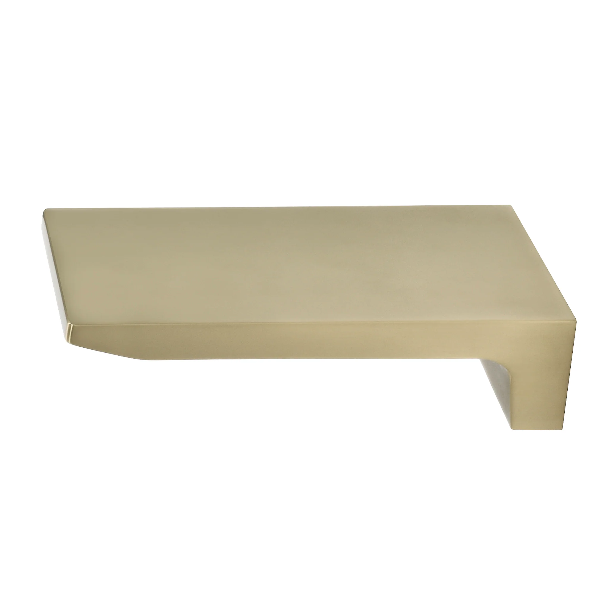 Seaspray Flat Waterfall Bath Spout, Brushed Brass Gold - Image 3