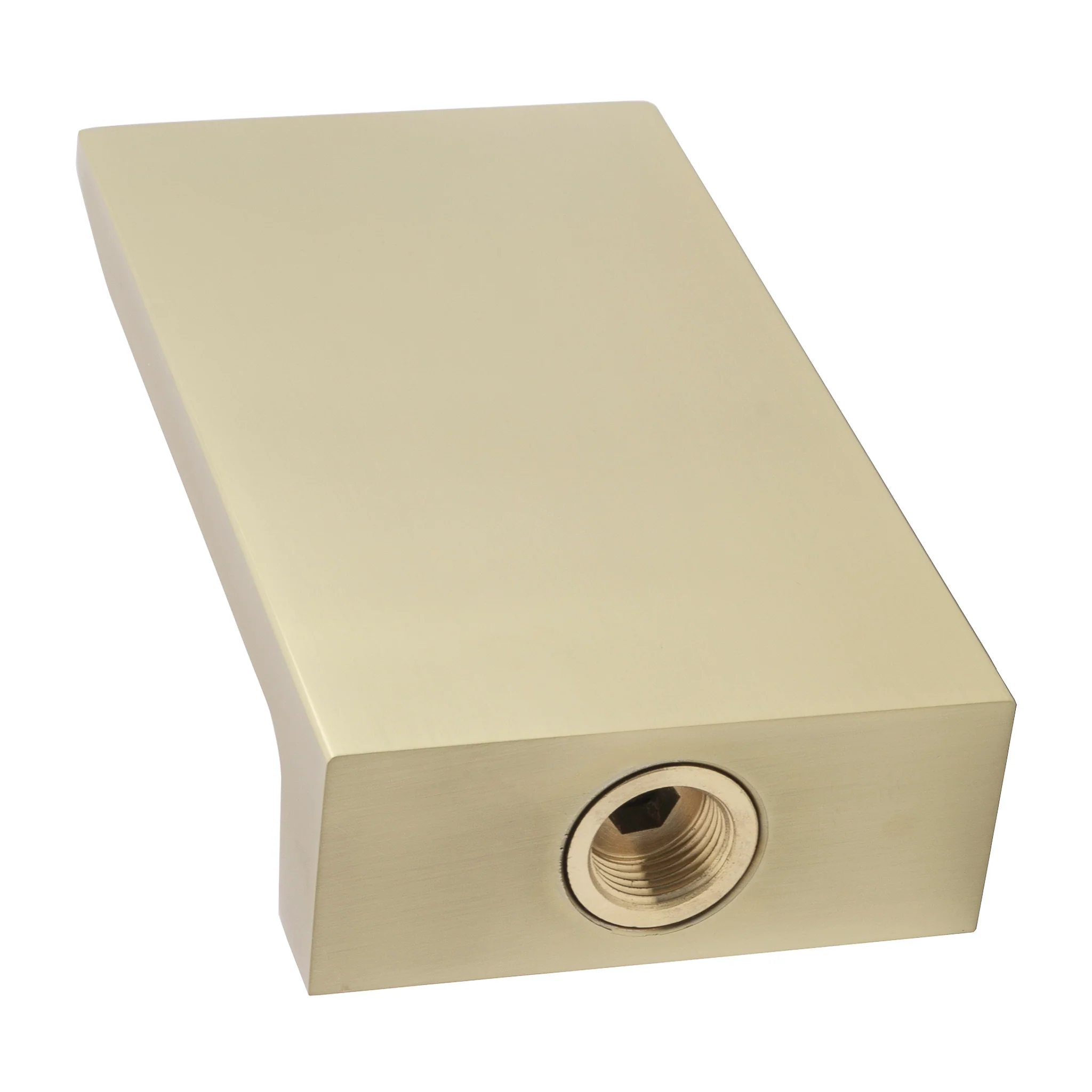 Seaspray Flat Waterfall Bath Spout, Brushed Brass Gold - Image 4