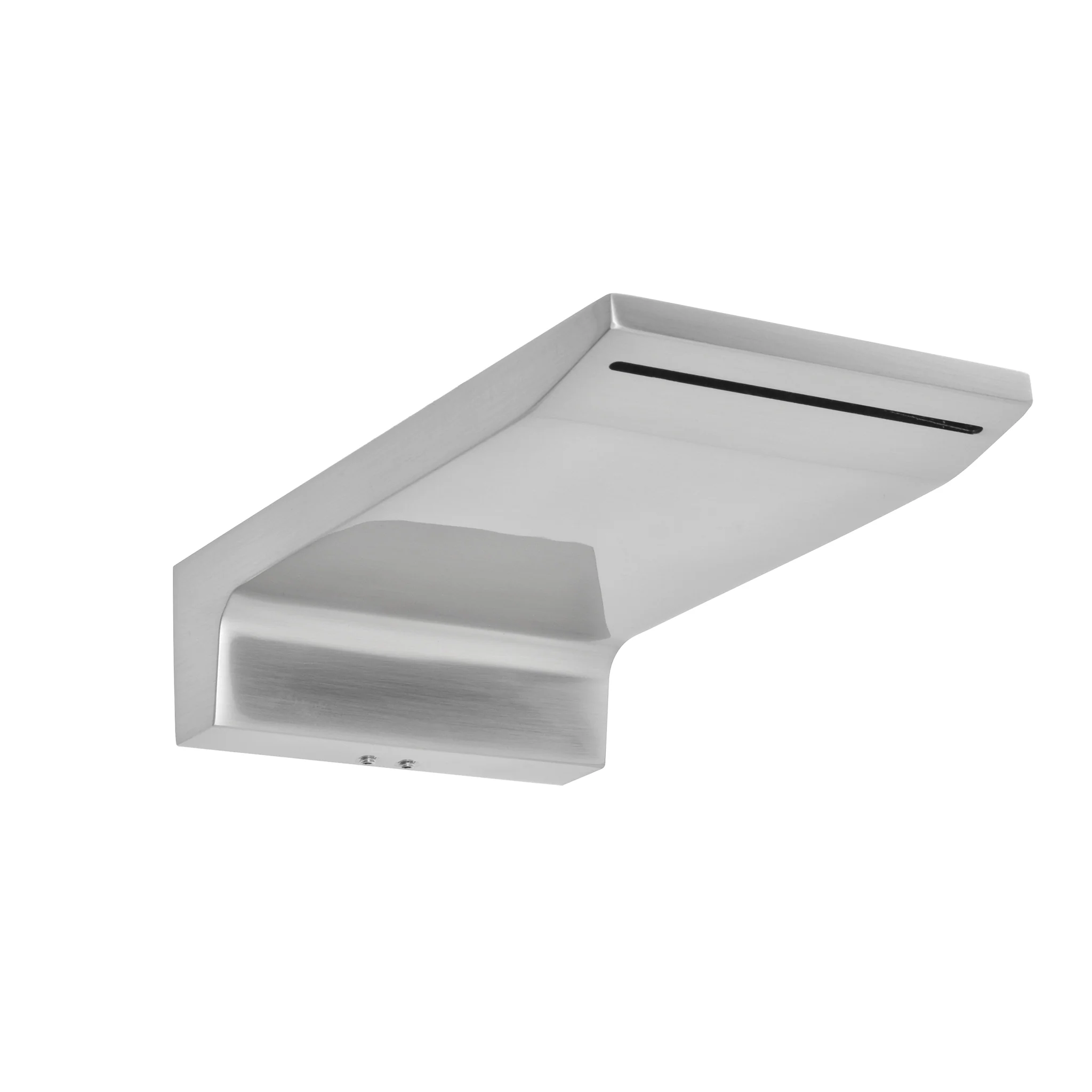 Seaspray Flat Waterfall Bath Spout, Brushed Nickel - Image 2