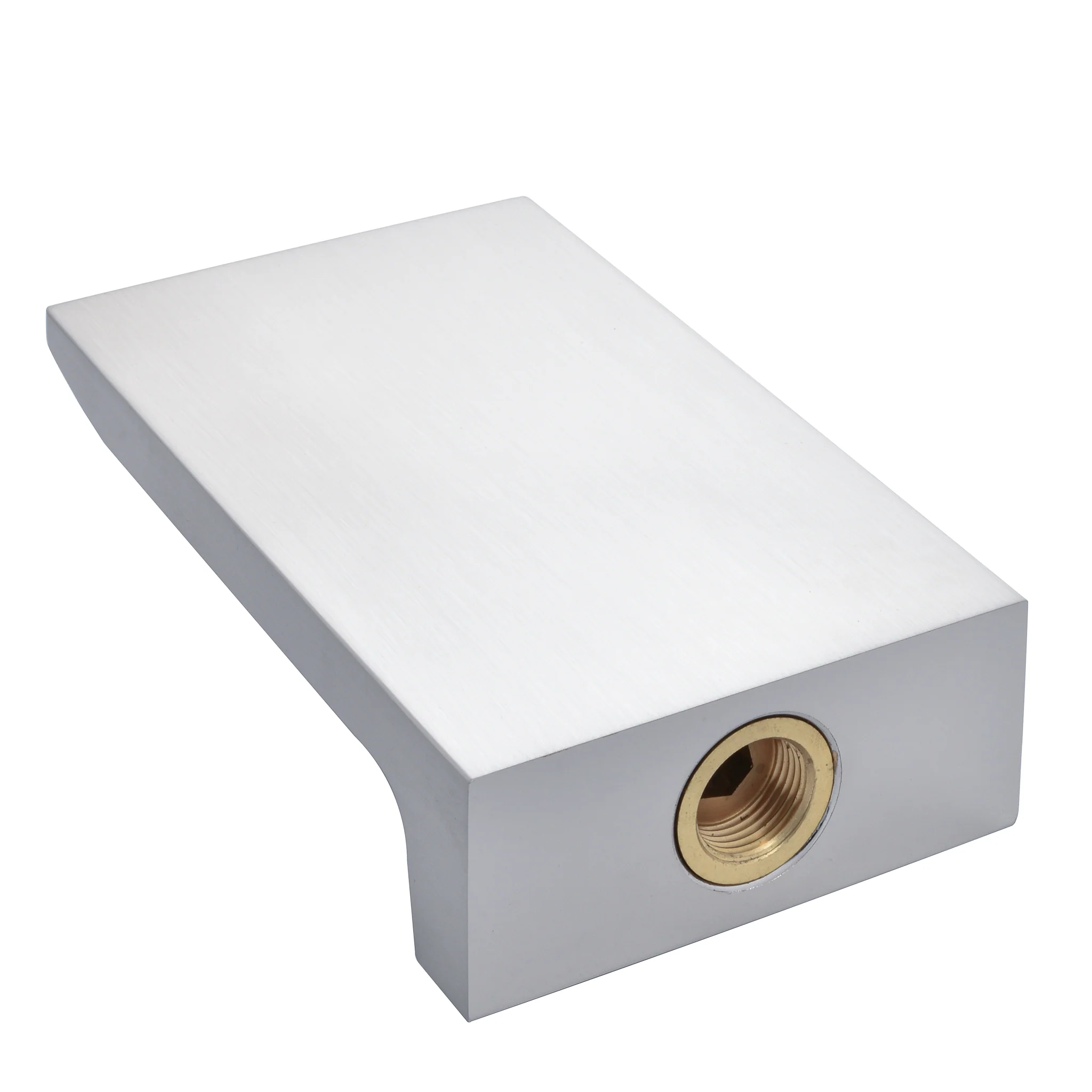 Seaspray Flat Waterfall Bath Spout, Brushed Nickel - Image 4
