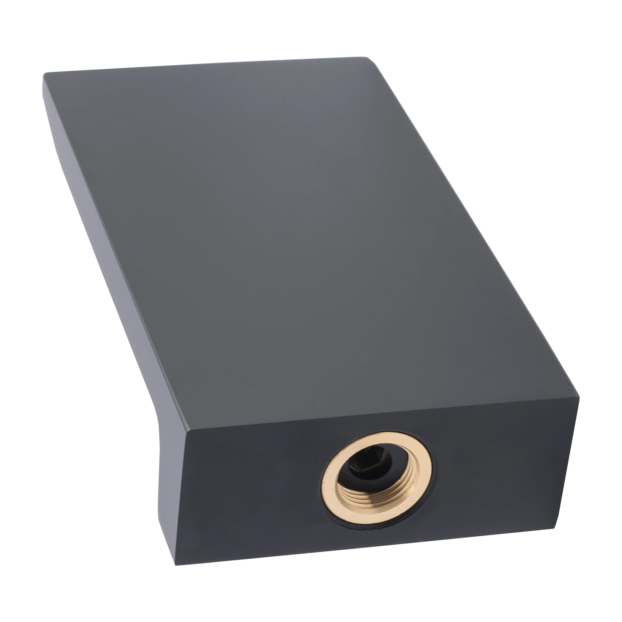 Seaspray Flat Waterfall Bath Spout, Matte Black - Image 4