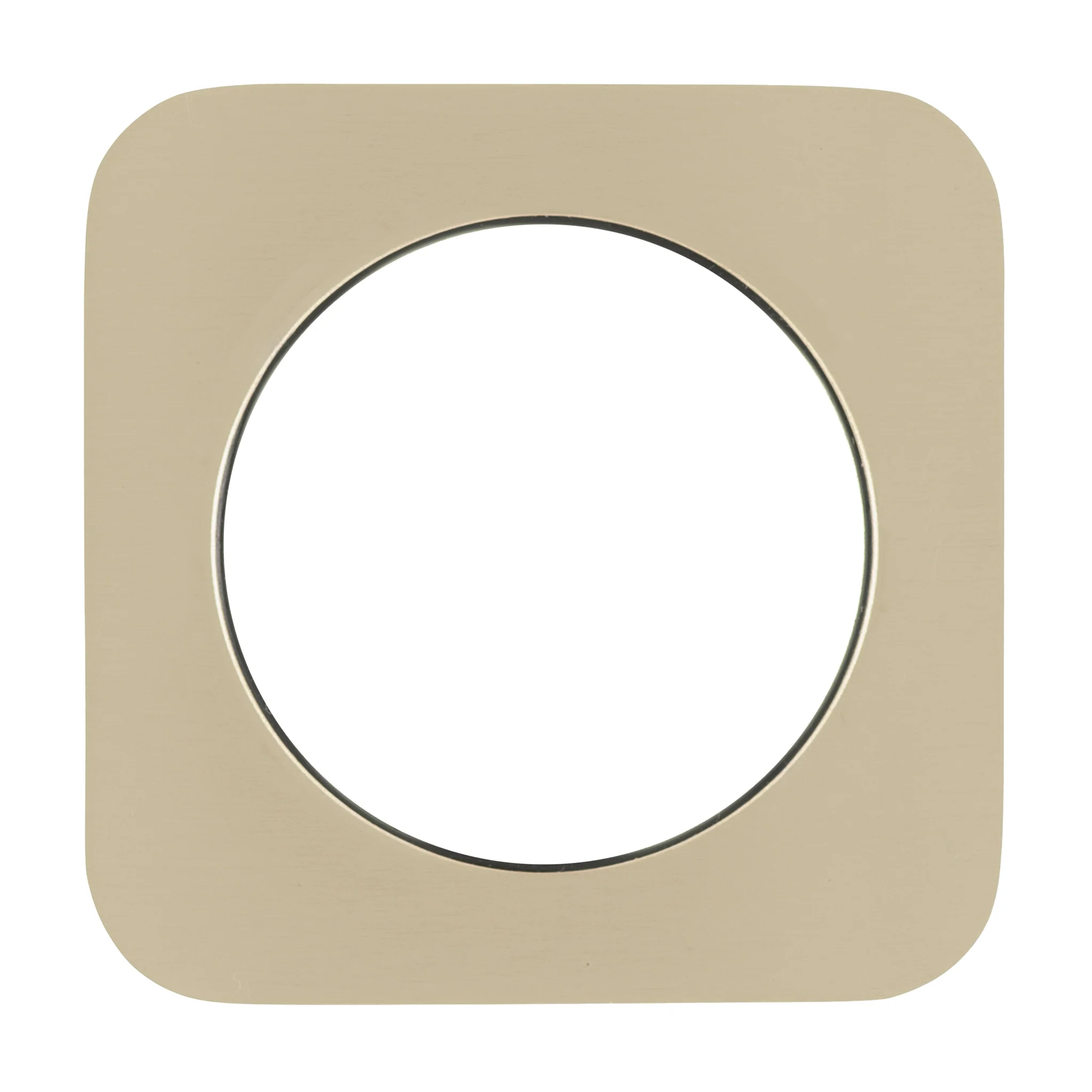 Soft Square 60mm Plate for Kiki/Jena Wall Mixer, PVD Brushed Bass (Gold) - Image 2