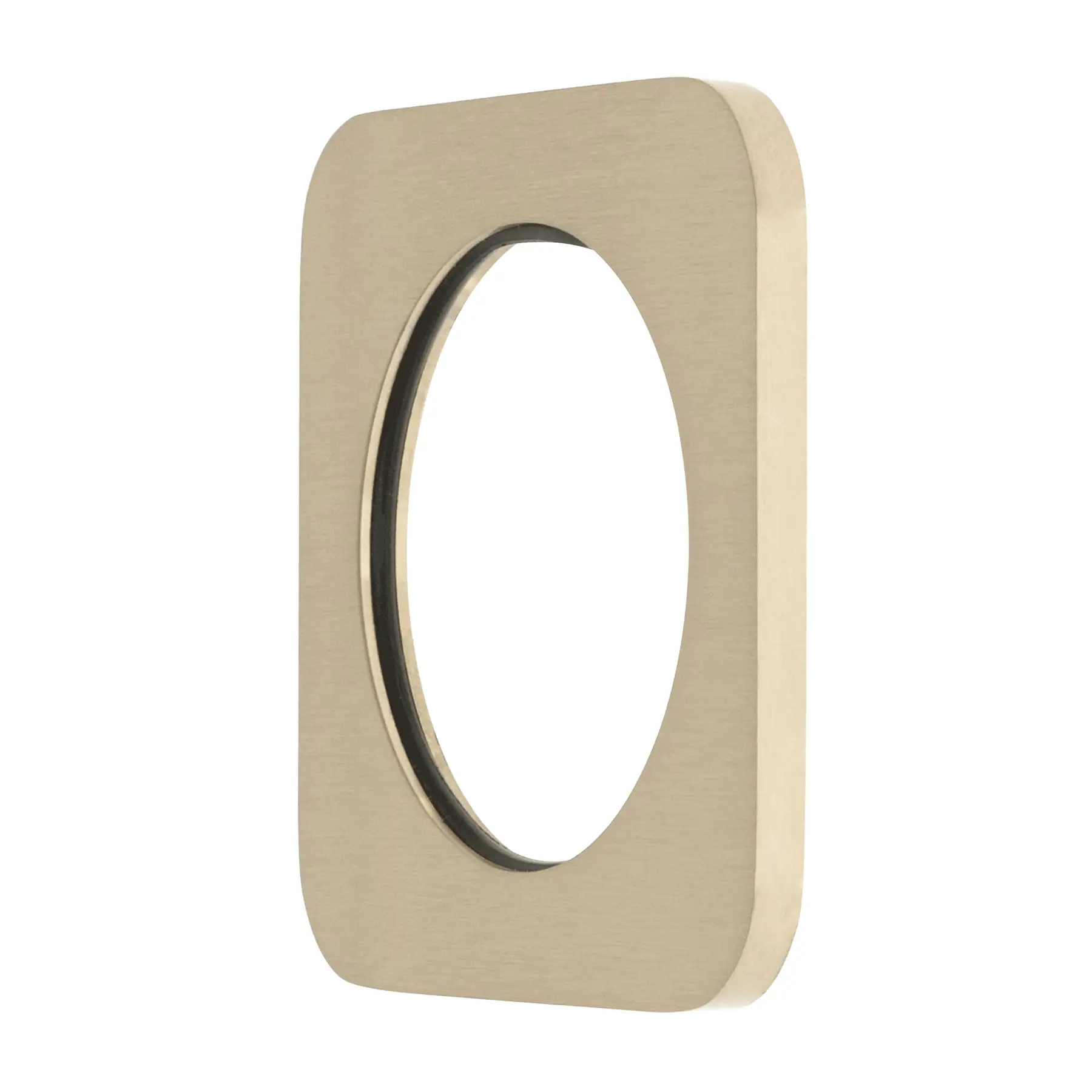 Soft Square 60mm Plate for Kiki/Jena Wall Mixer, PVD Brushed Bass (Gold) - Image 3
