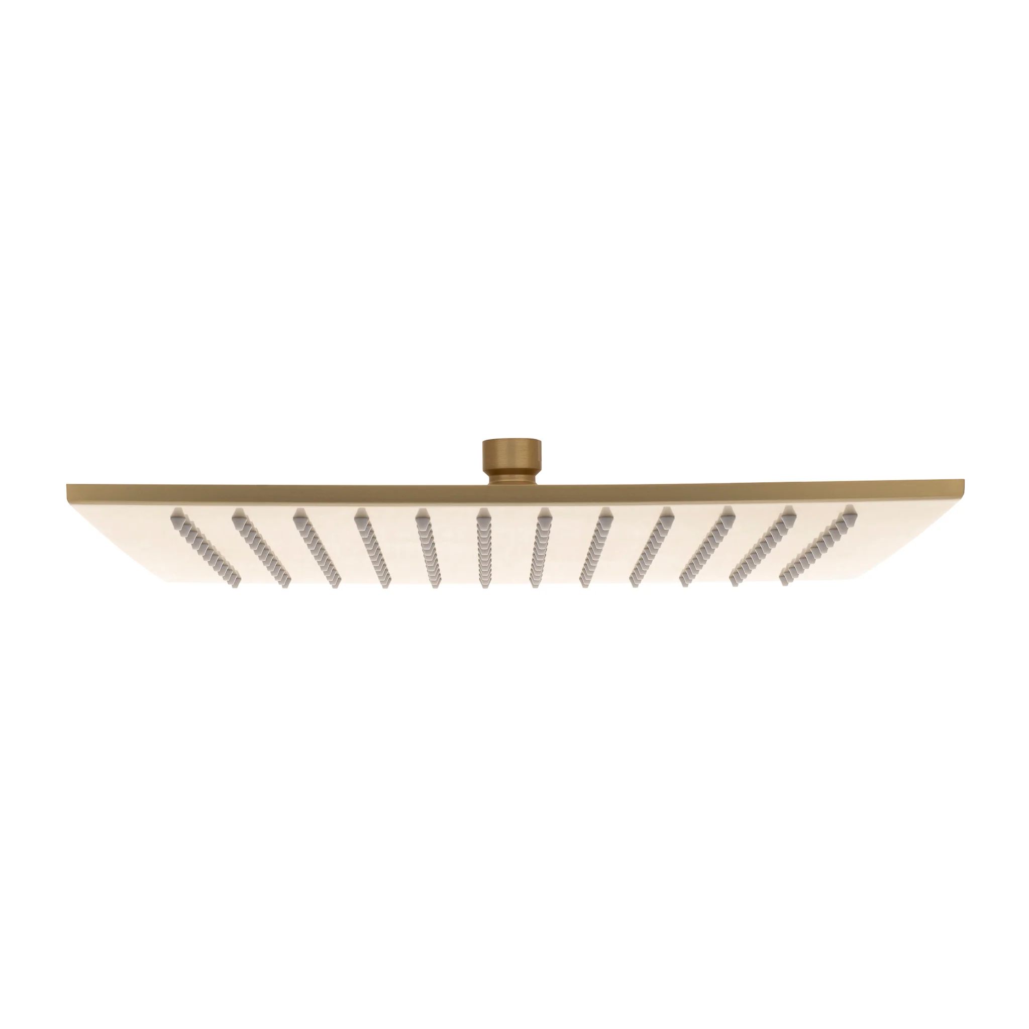 Square 300mm Stainless Steel Rain Shower Head, Brushed Brass (Gold) - Image 2