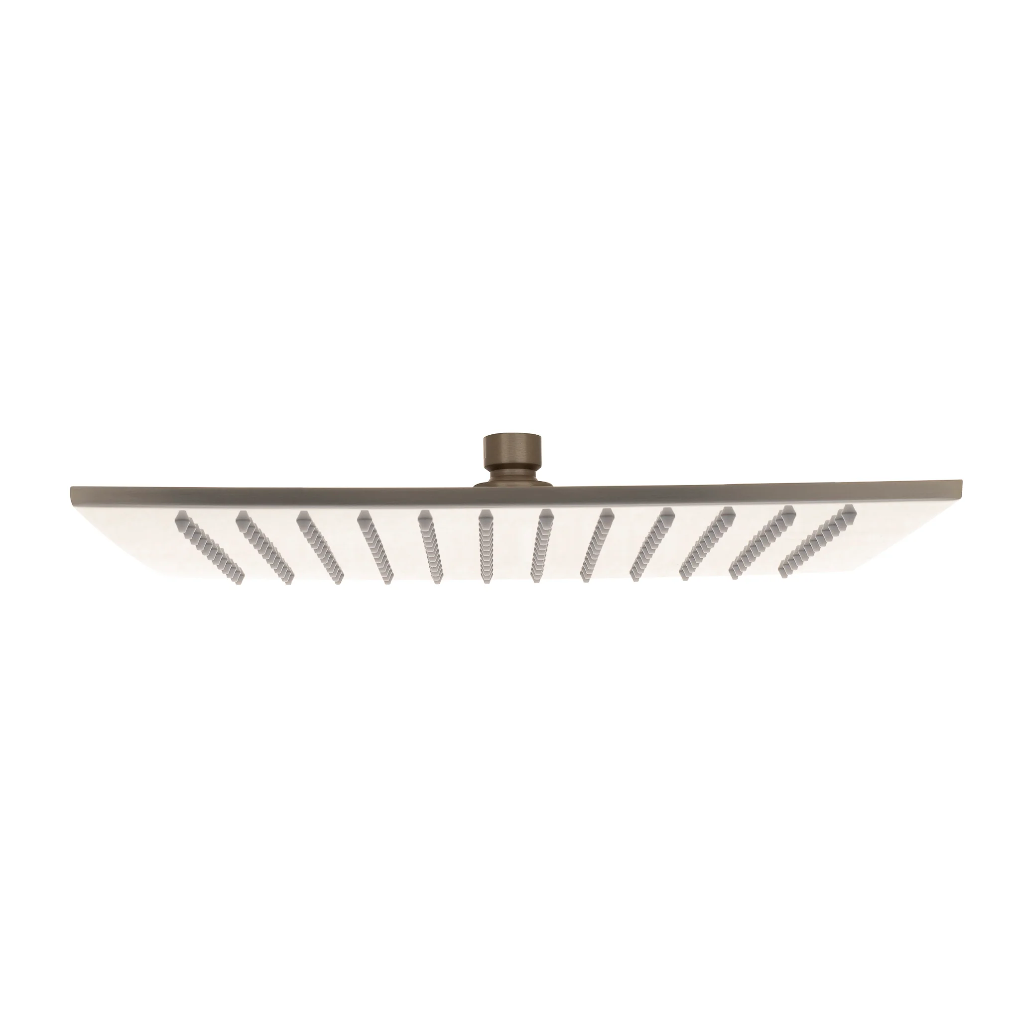Square 300mm Stainless Steel Rain Shower Head, Brushed Nickel - Image 2