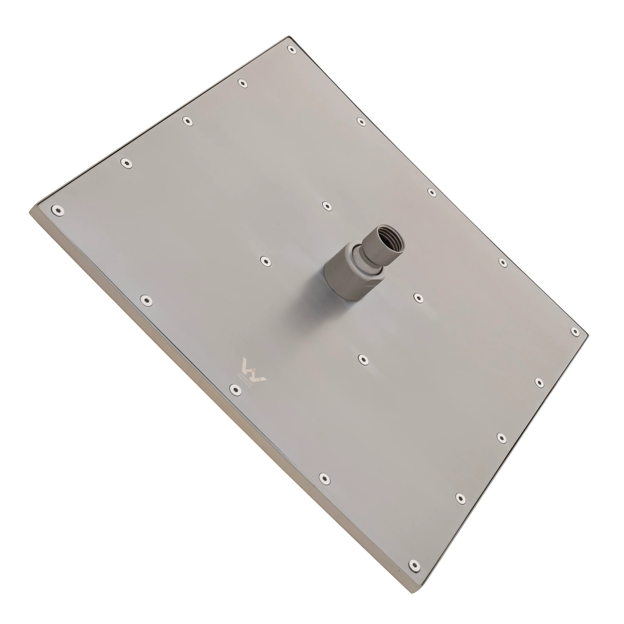 Square 300mm Stainless Steel Rain Shower Head, Brushed Nickel - Image 4
