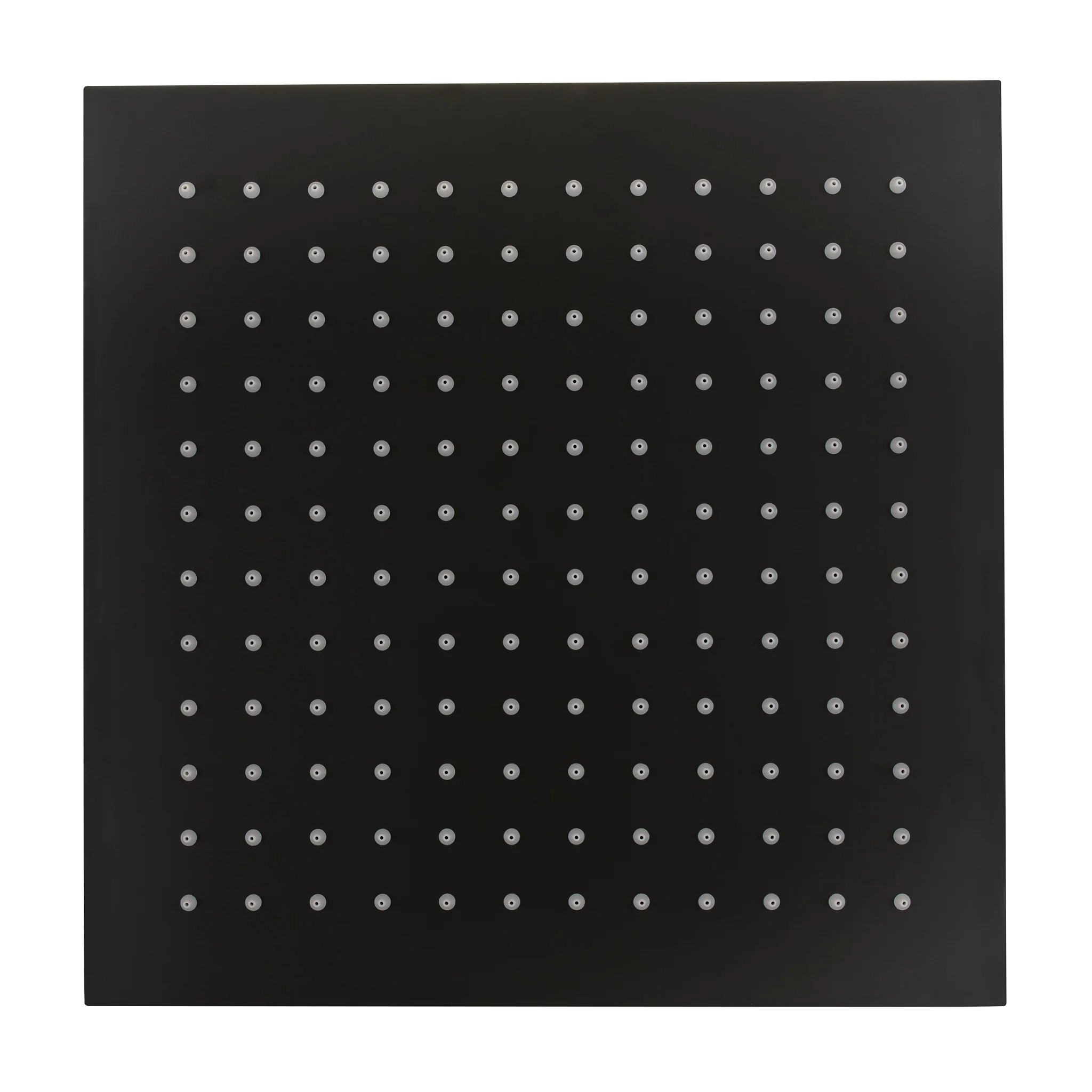 Square 300mm Stainless Steel Rain Shower Head, Matte Black