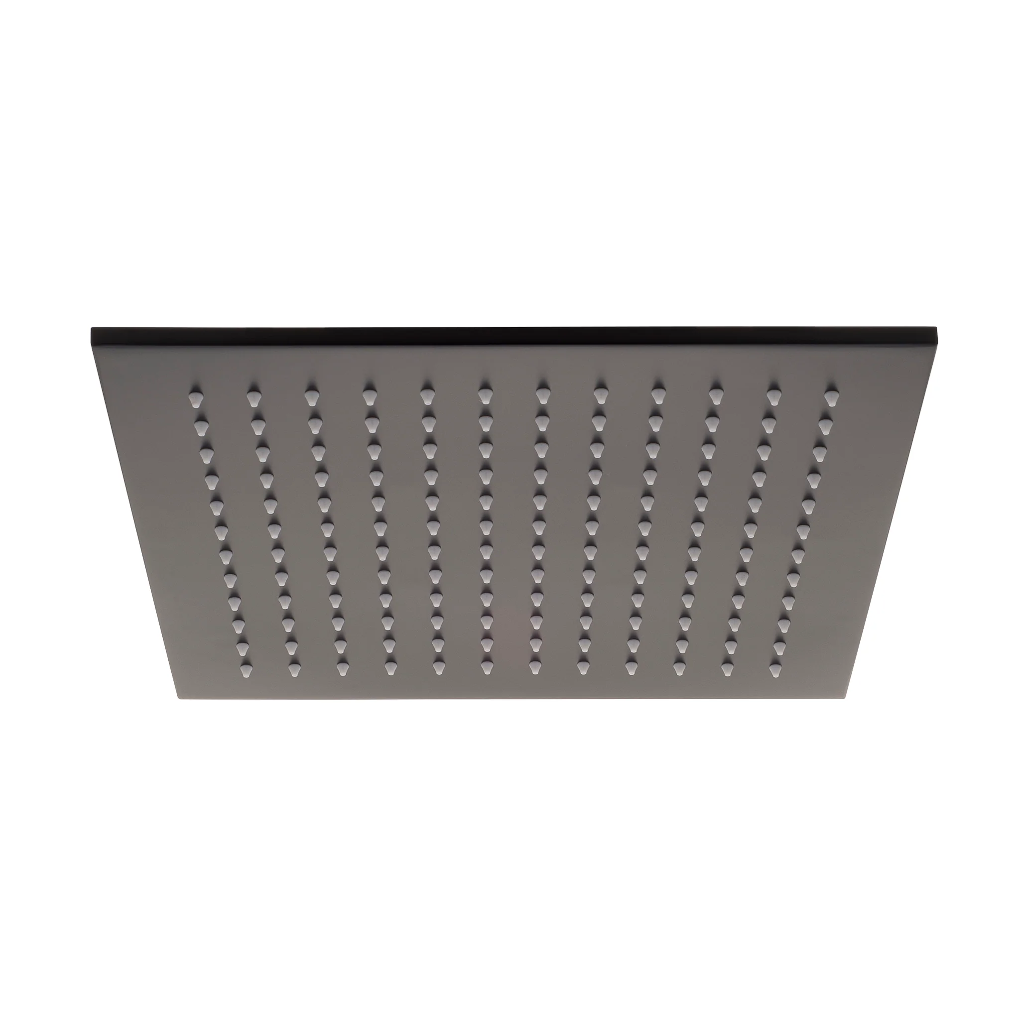 Square 300mm Stainless Steel Rain Shower Head, Matte Black - Image 3