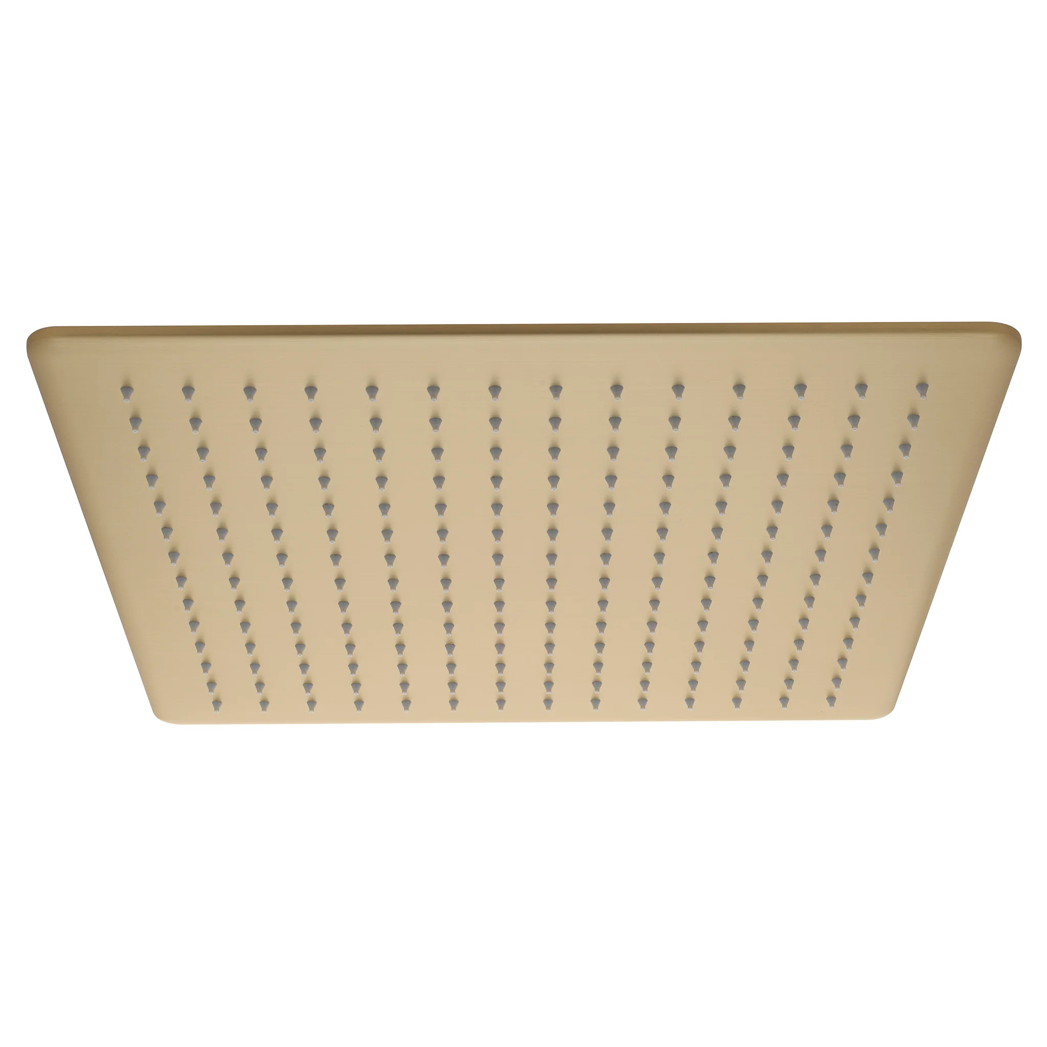 Square 400mm Stainless Steel Rain Shower Head, Brushed Brass (Gold) - Image 3