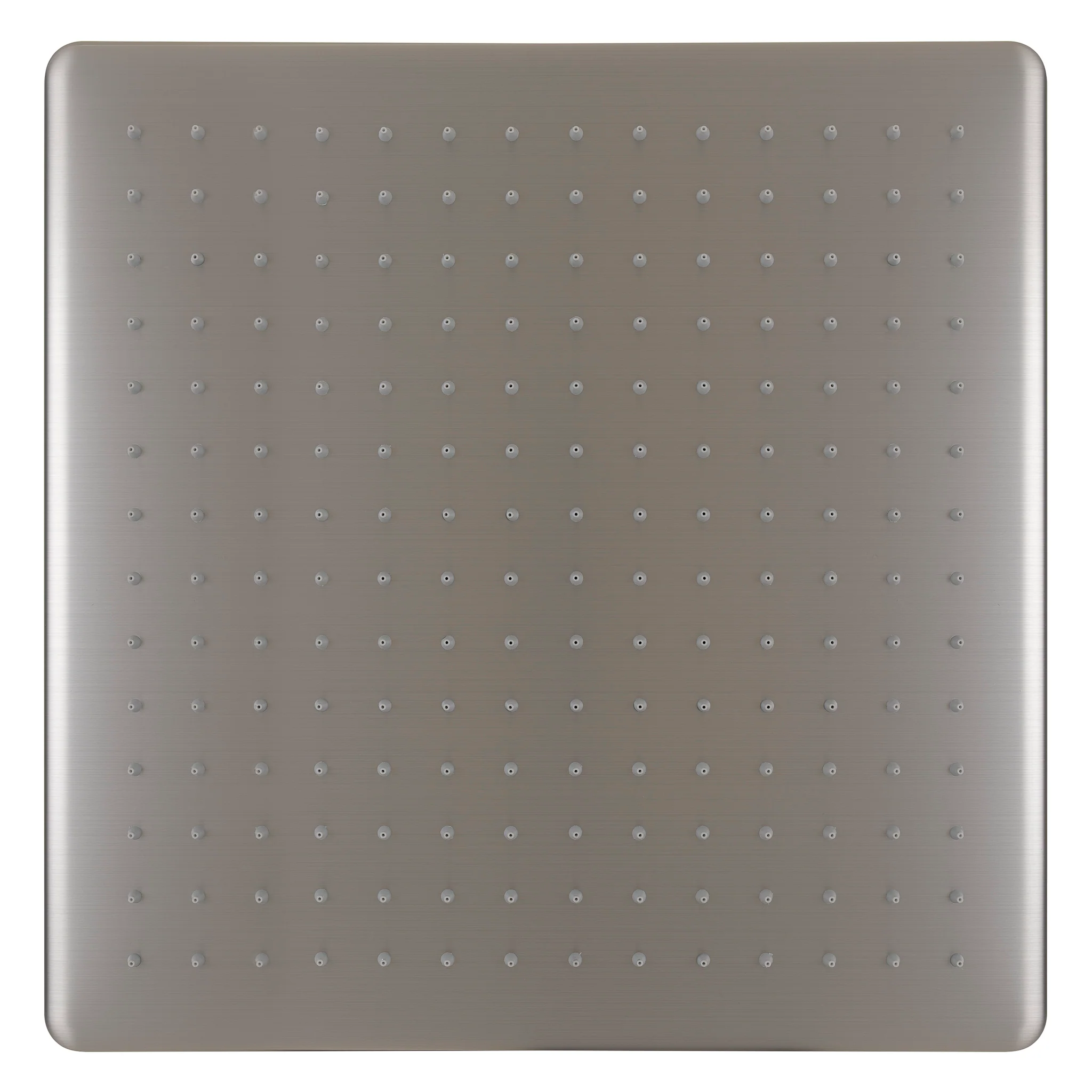 Square 400mm Stainless Steel Rain Shower Head, Brushed Nickel