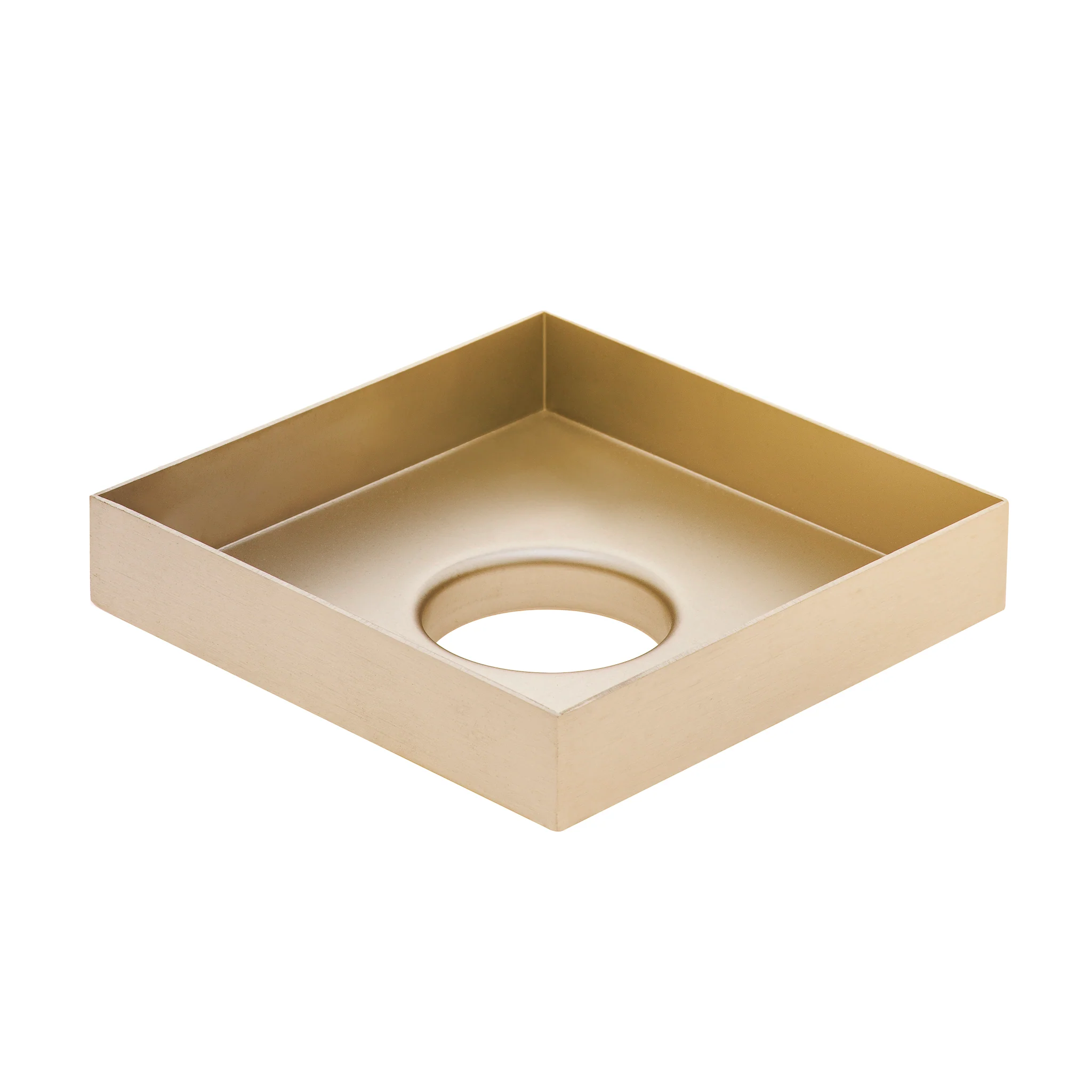Stainless Steel Tile Insert Floor Waste | 50mm Outlet, Brushed Brass - Image 3
