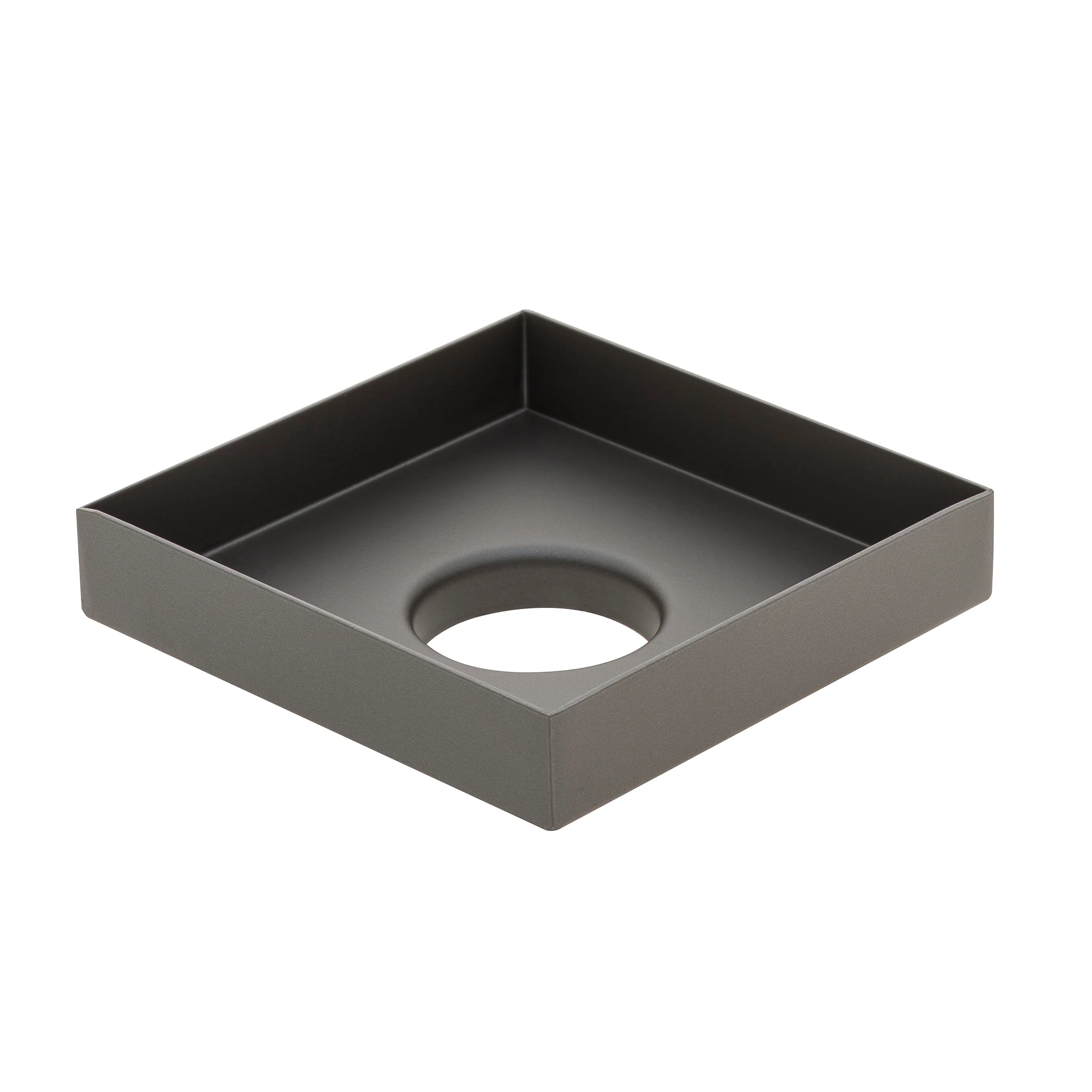 Stainless Steel Tile Insert Floor Waste | 50mm Outlet, Brushed Gunmetal - Image 3